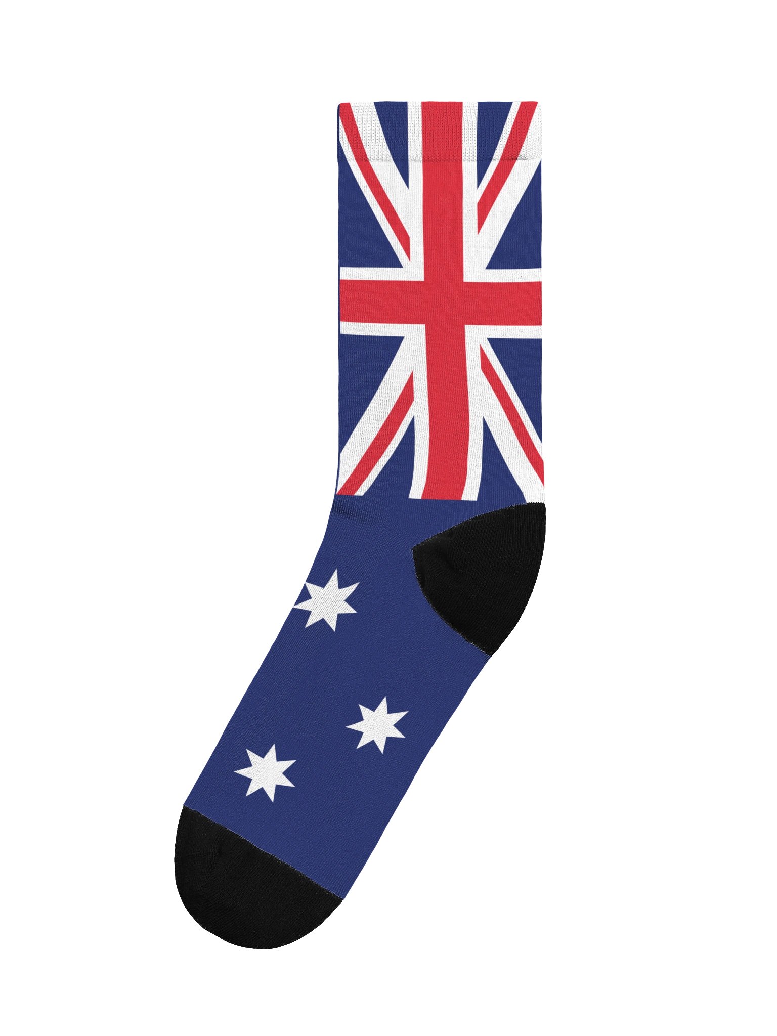 True Blue Australian Flag Crew Socks product image (2)