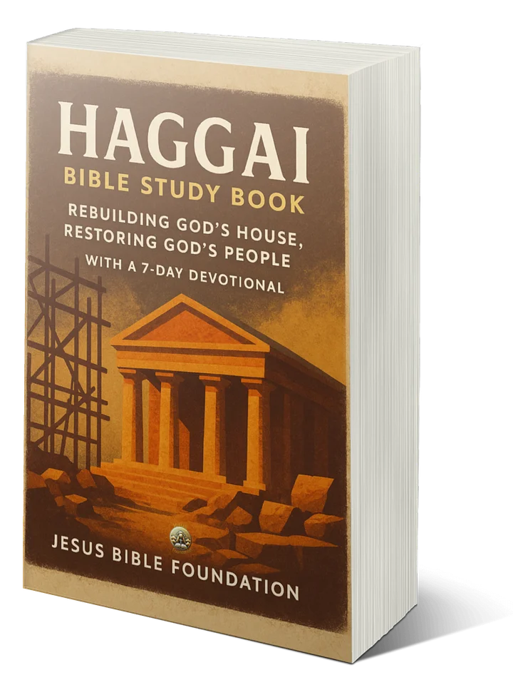 Haggai Bible Study Book: Rebuilding God’s House, Restoring God’s People With A 7 Days Devotional product image (1)