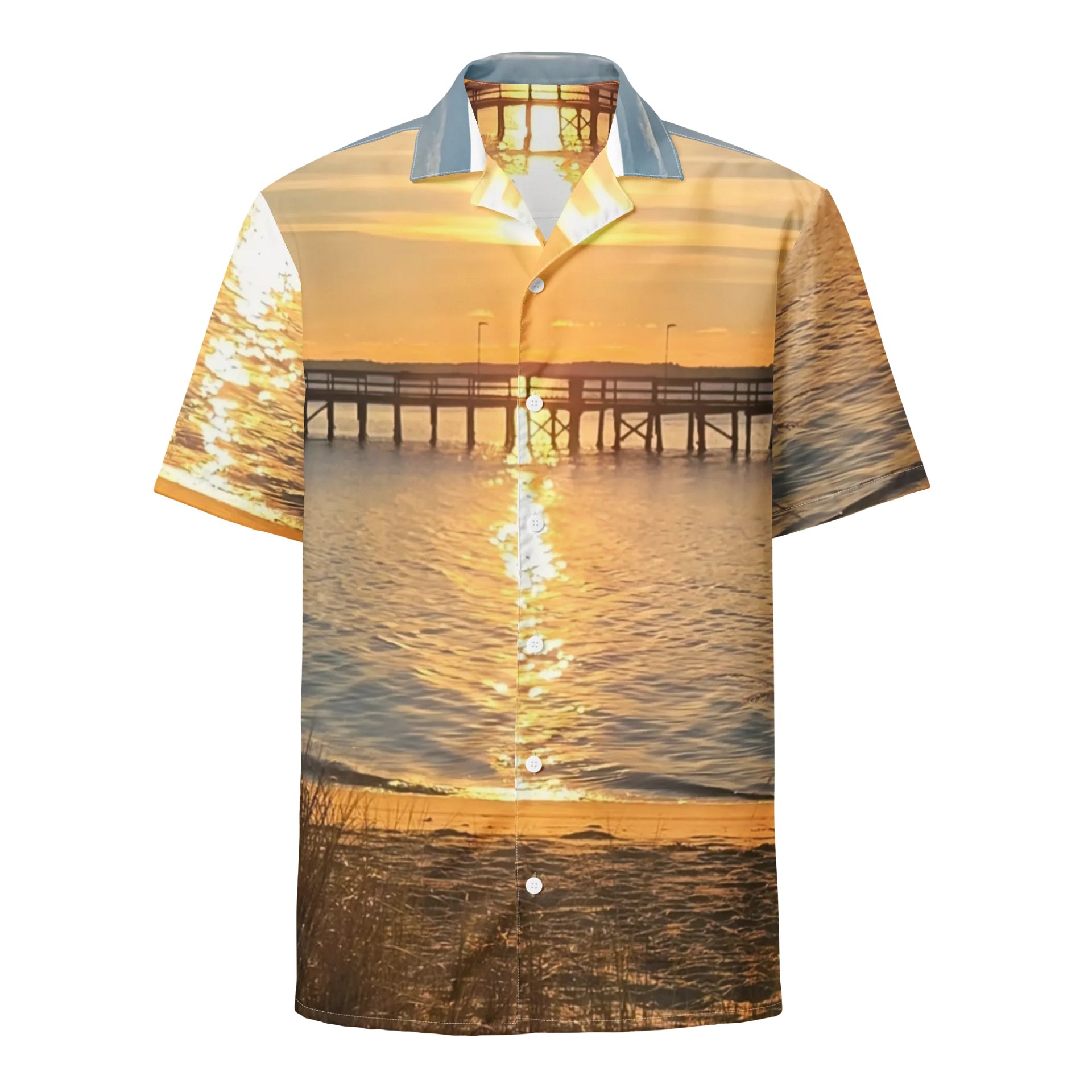 Coastal Sunrise Hawaiian Shirt product image (1)