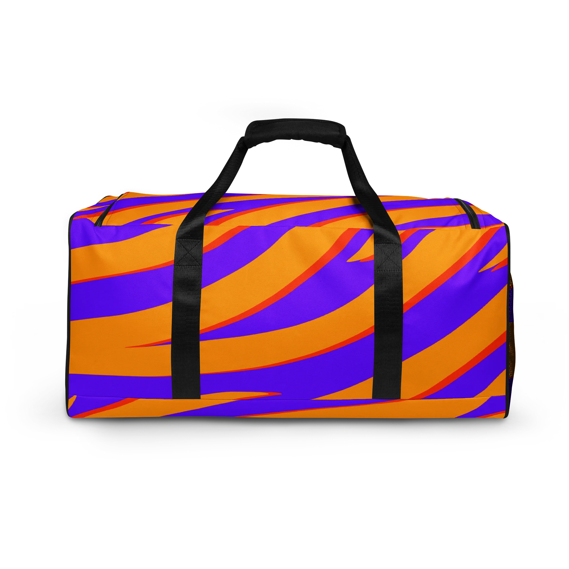 Tiger Print Duffle Bag – Orange Purple product image (4)
