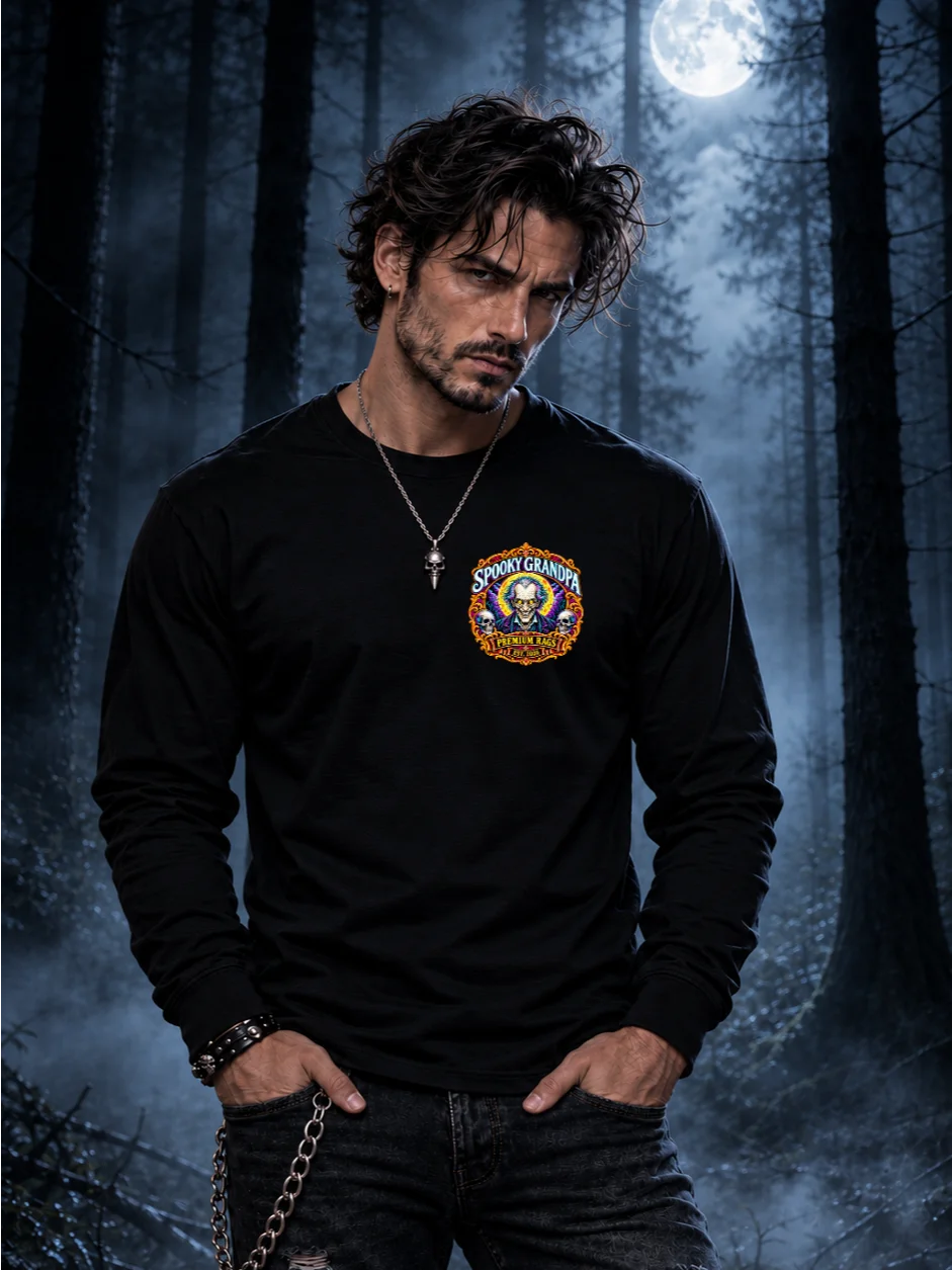 Wendigo: Neon Nightmares – Back Print Long Sleeve Shirt product image (5)