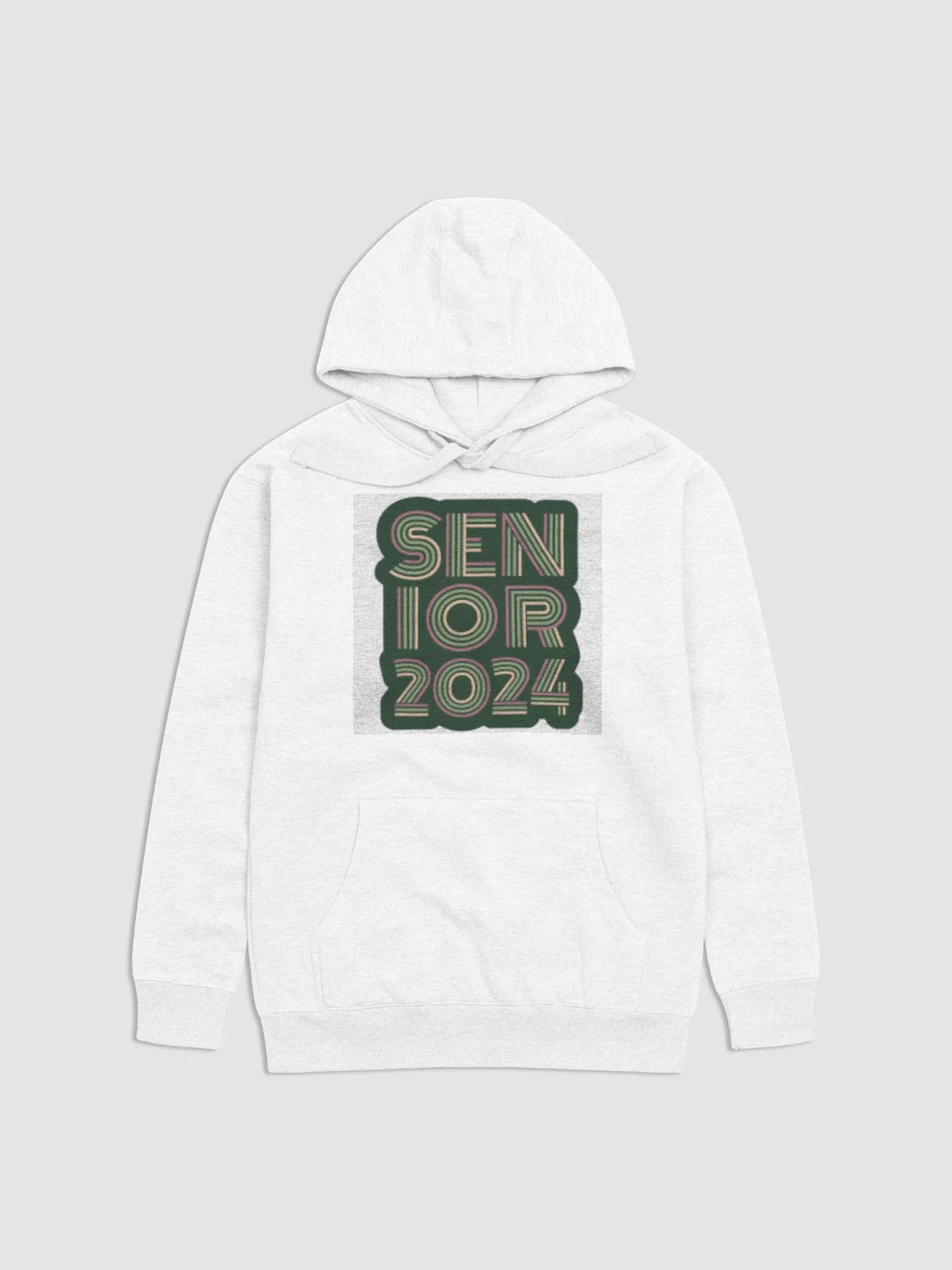 Senior 2024 White Hoodie product image (1)