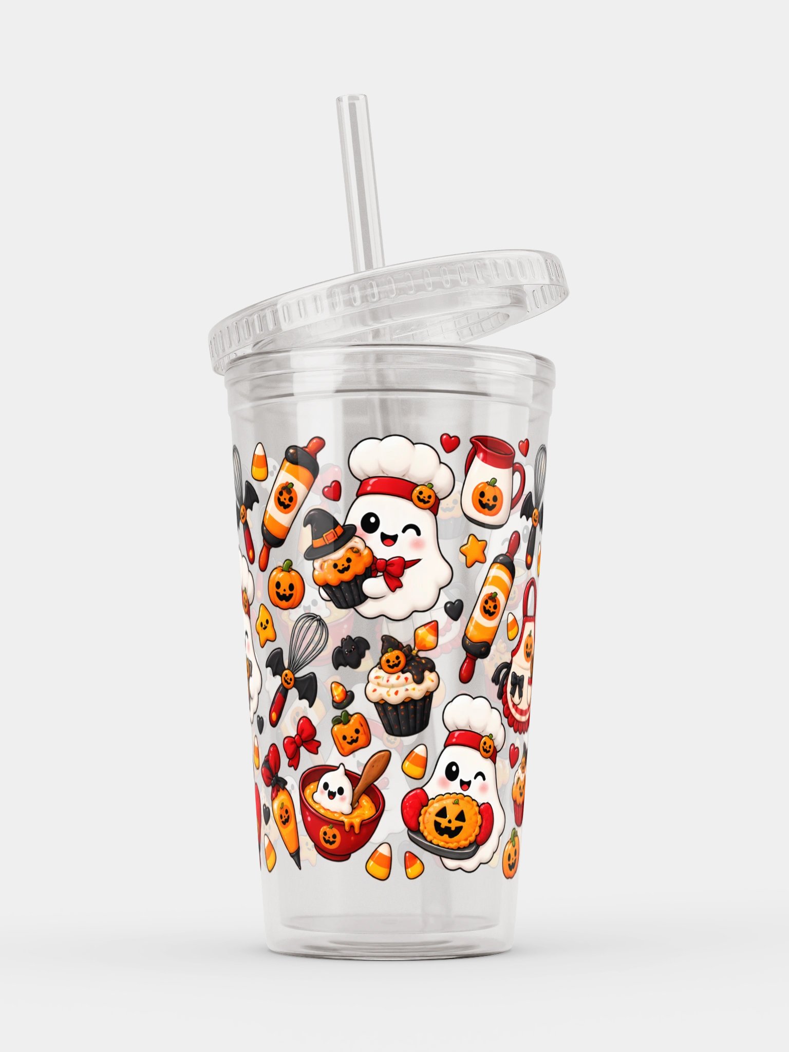 Halloween X Chef Mashup Clear Wall Tumbler 16 Oz (473 ml) product image (3)