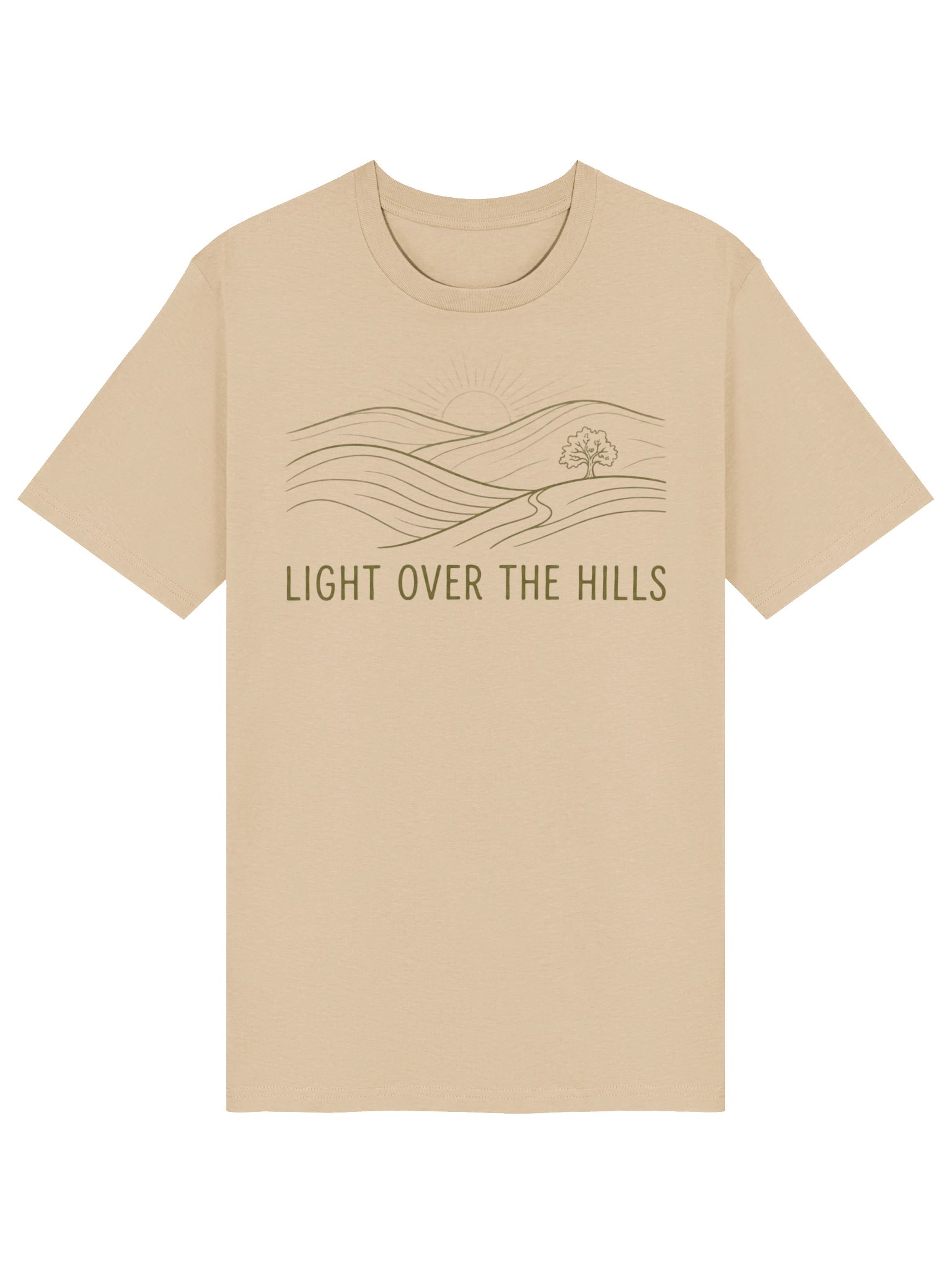 Light Over the Hills – Faith and Hope Organic Cotton T-Shirt product image (2)