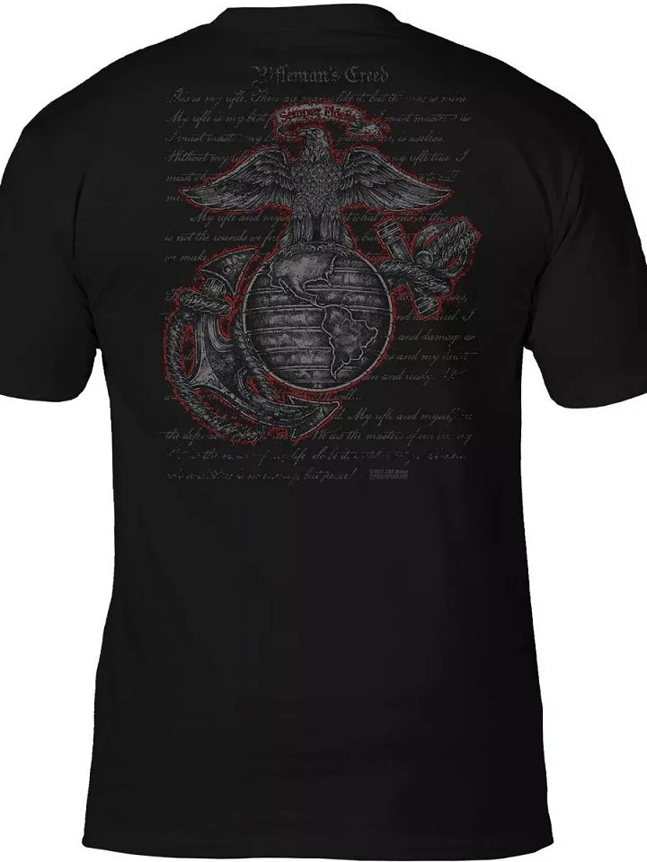 US Marine Rifleman's Creed USMC Shirt- Marine Corps T-Shirt - This is My Rifle product image (1)