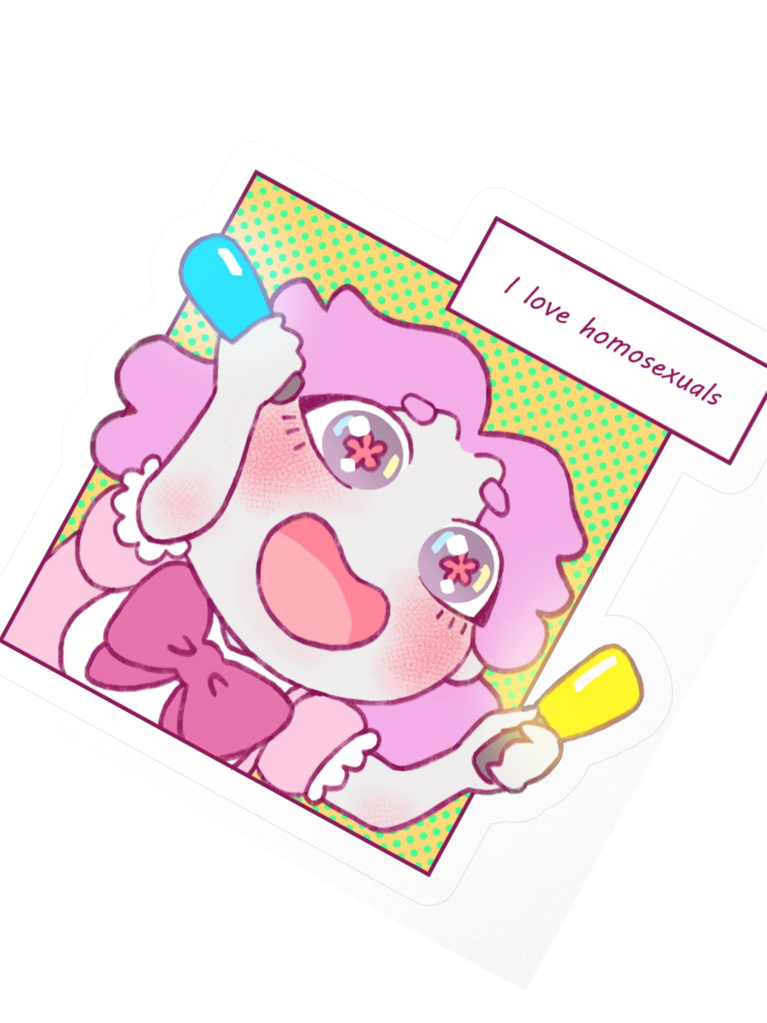 I Love Homosexuals! Sticker product image (5)