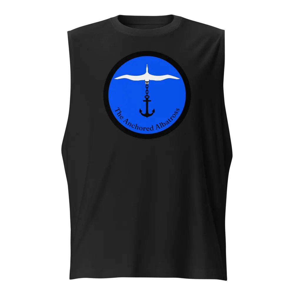 Anchored Albatross Silhouette Muscle Tank product image (1)