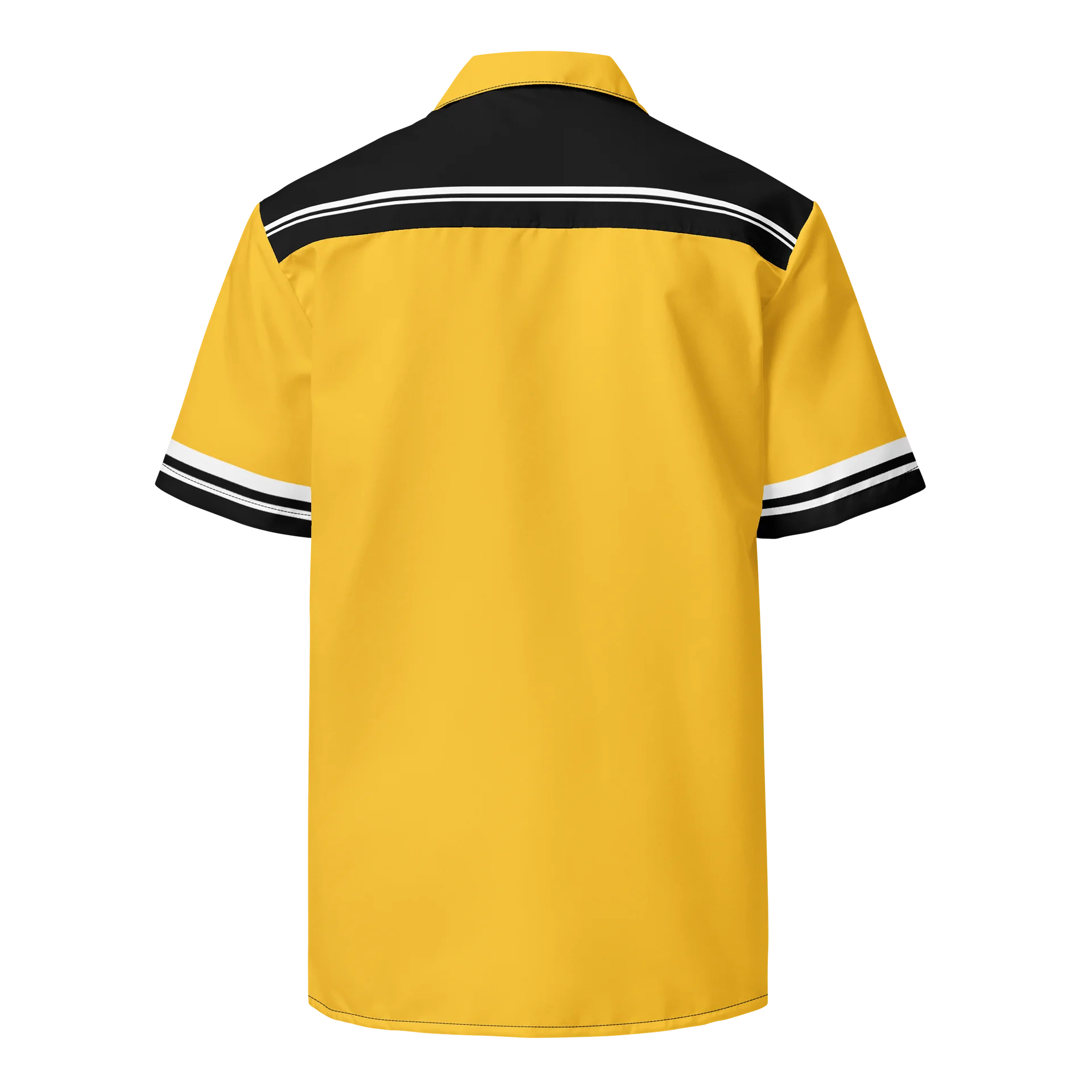 Yellow Kat Skull Bowling Shirt product image (2)