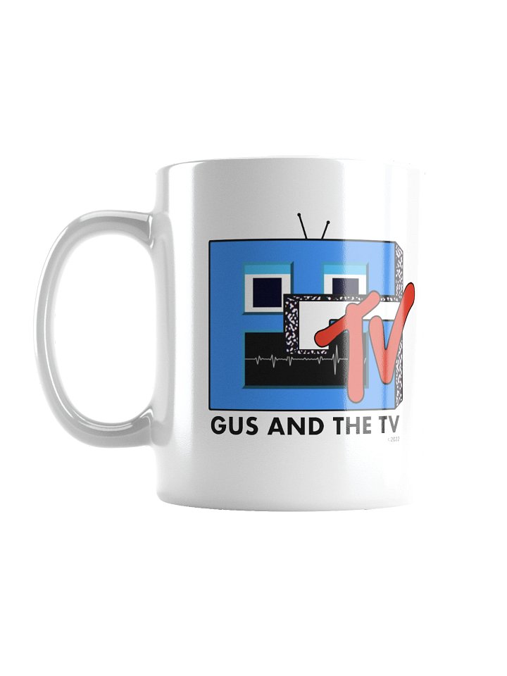 Gus and the TV - White Mug product image (1)