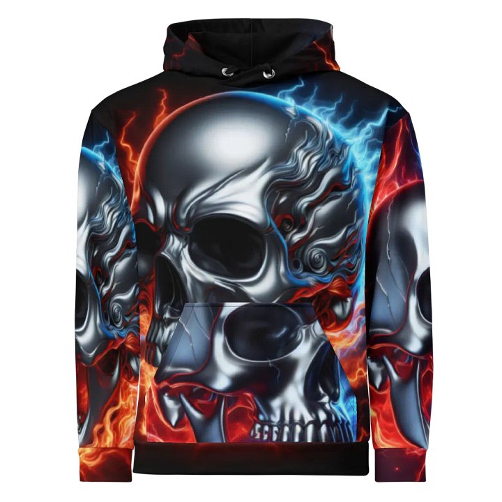 Electric Style Clothing - Unisex Skull Hoodie #12 product image (1)