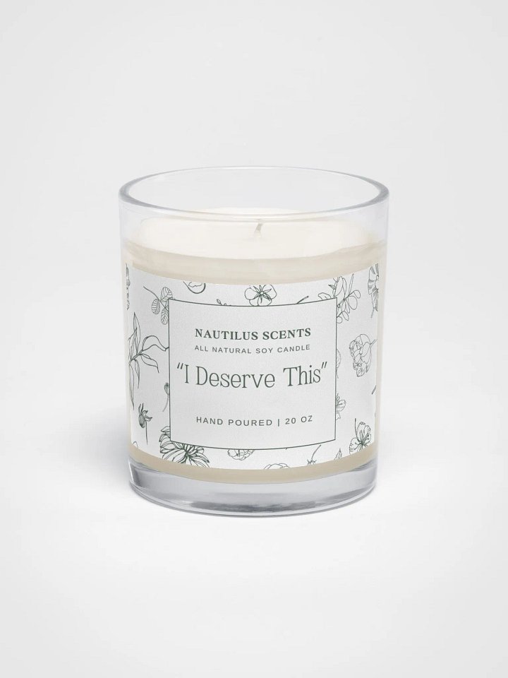 Nautilus Scents: 'I Deserve This' Soy Wax Candle product image (1)