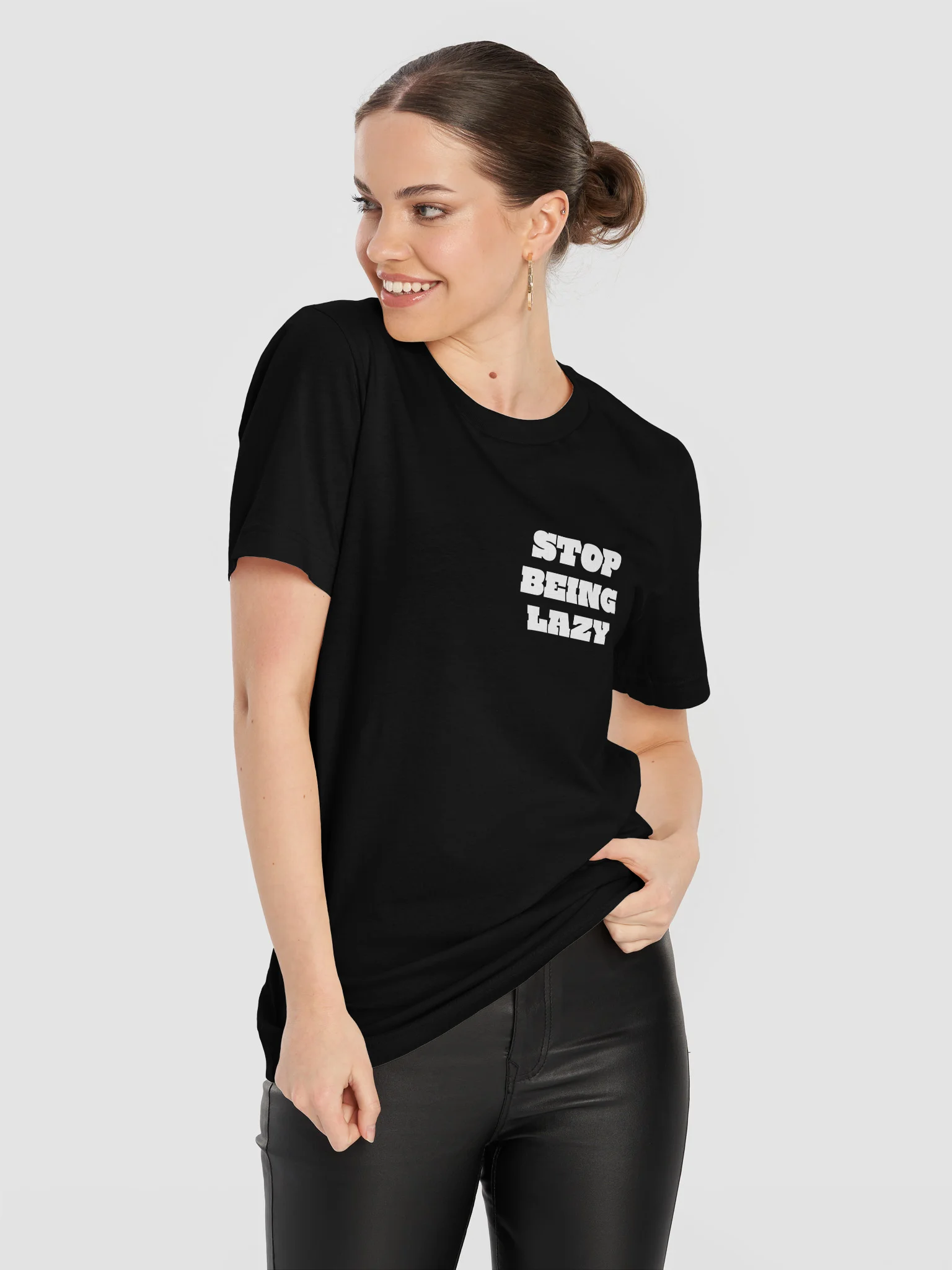 Stop Being Lazy — Classic Logo Tee product image (3)