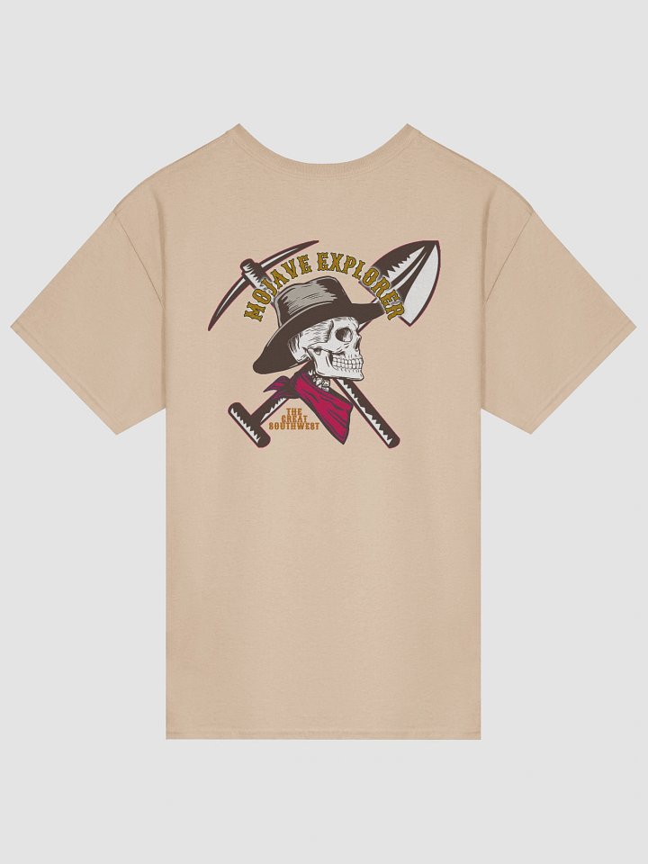 Mojave Explorer Skull Miner T-Shirt Mojo Adventures Wear The Great Southwest product image (9)