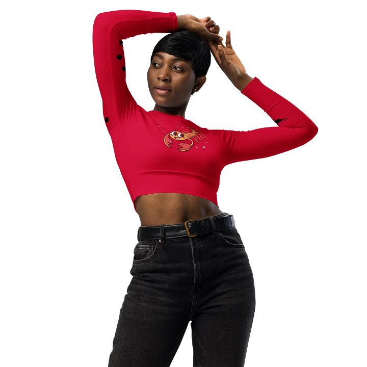 Red Scorpio Recycled Crop Top product image (1)