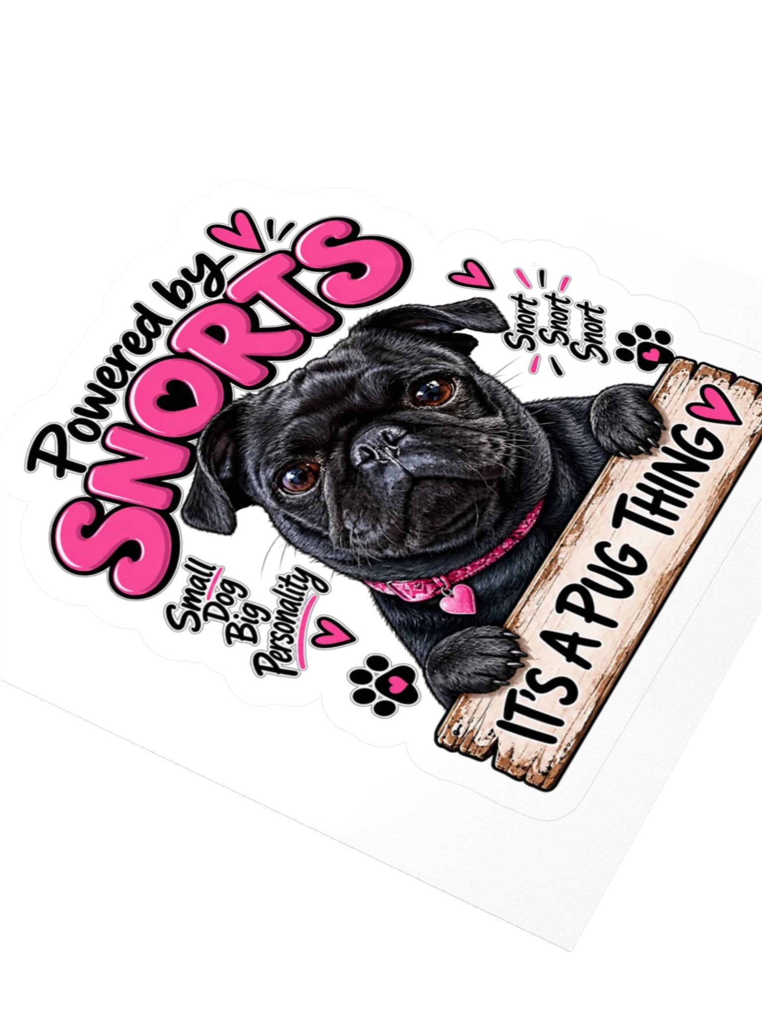 Powered By Snorts Kiss-Cut Sticker product image (3)