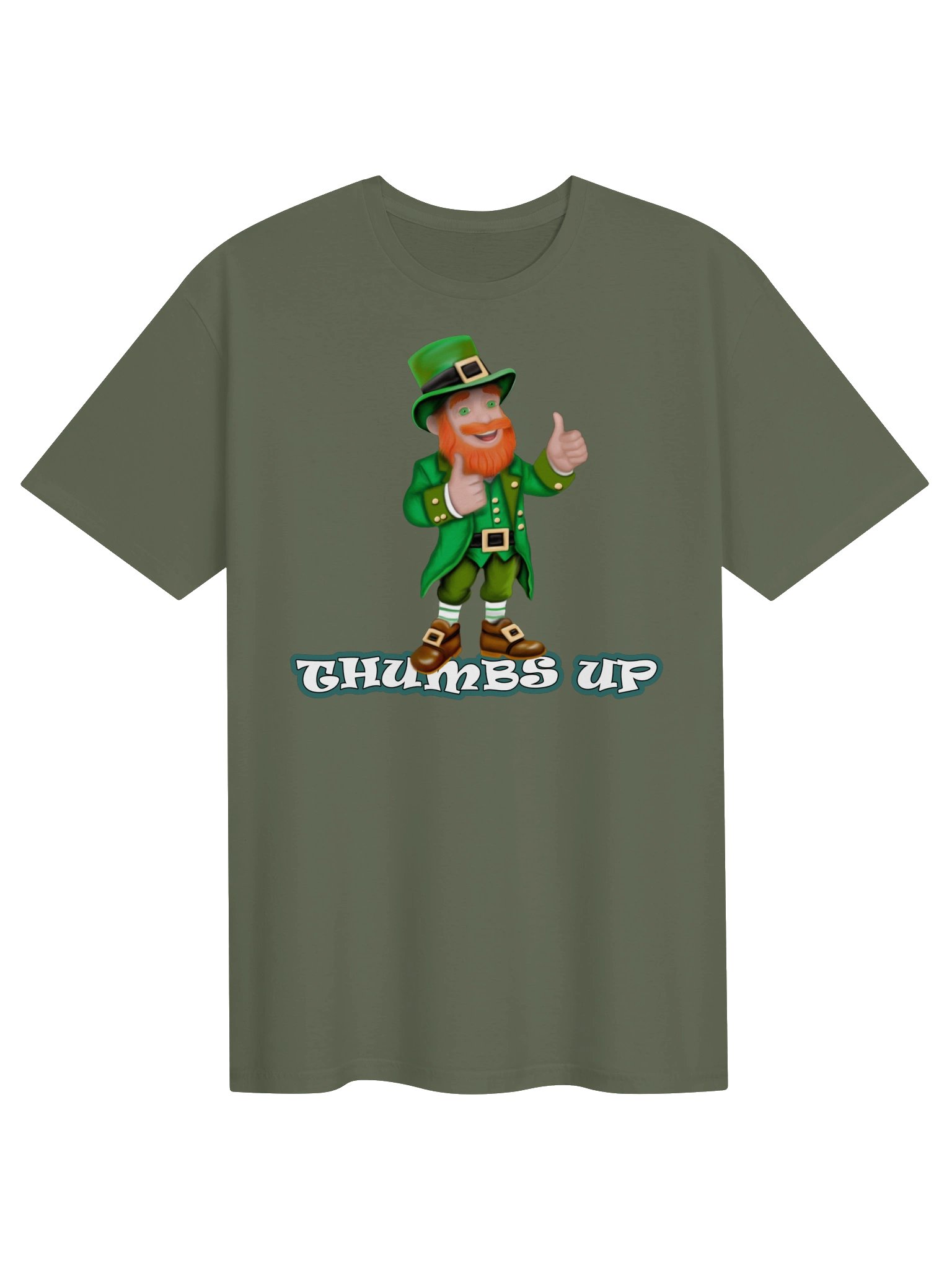 Leprechaun "THUMBS UP" T-Shirt. Unisex Gildan Softstyle T-Shirt product image (1)