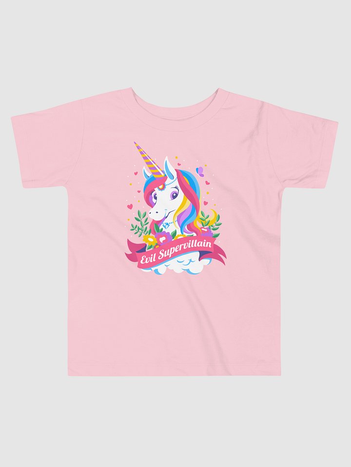 Evil Supervillain Pink or Black Toddler T-Shirt product image (2)