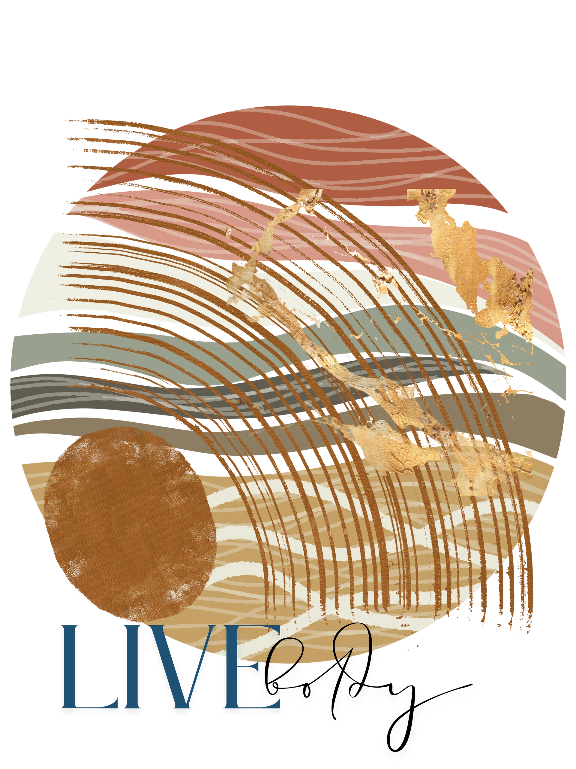 Live Boldly ' Abstract Print #2 product image (2)