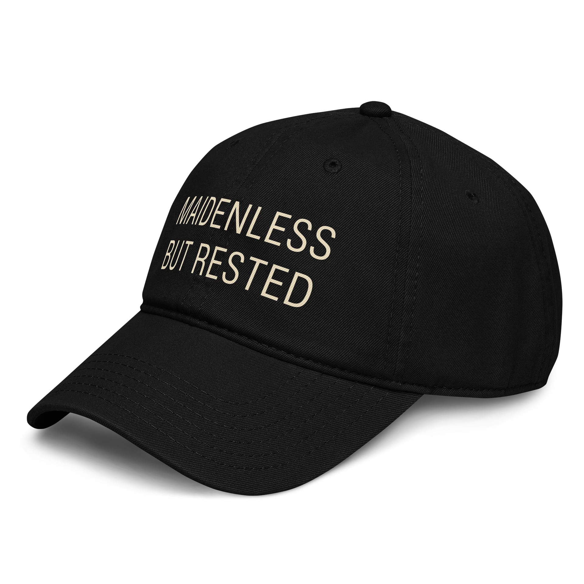 Maidenless But Rested Hat | Dark Fantasy Gamer Baseball Cap product image (3)