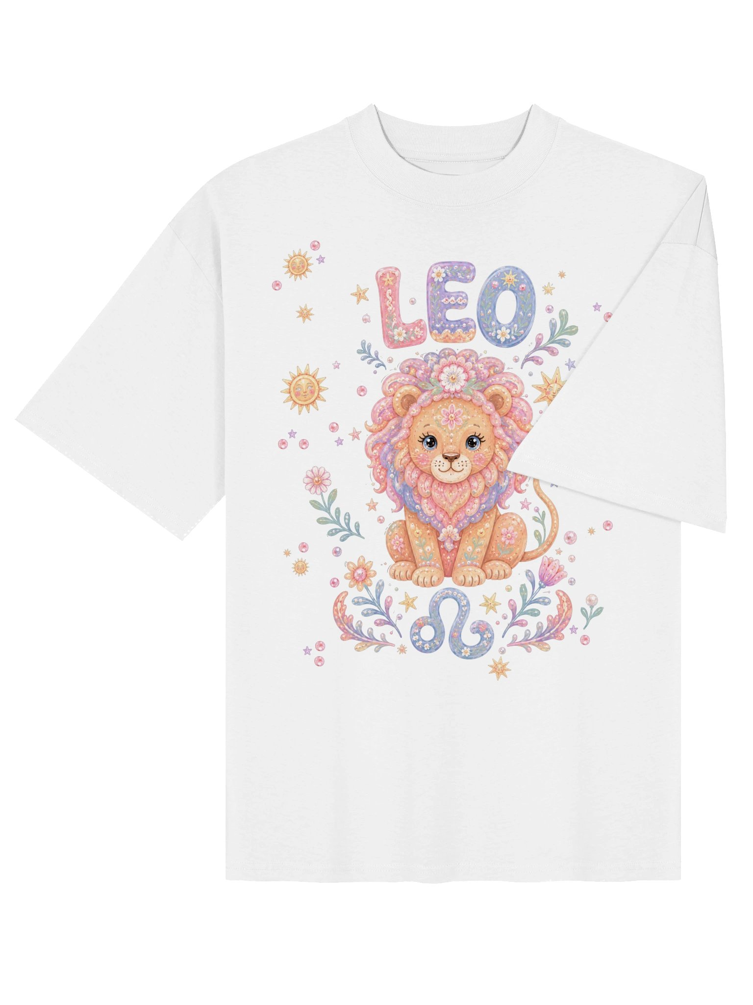 Leo Astro Pop Oversized Tee product image (13)