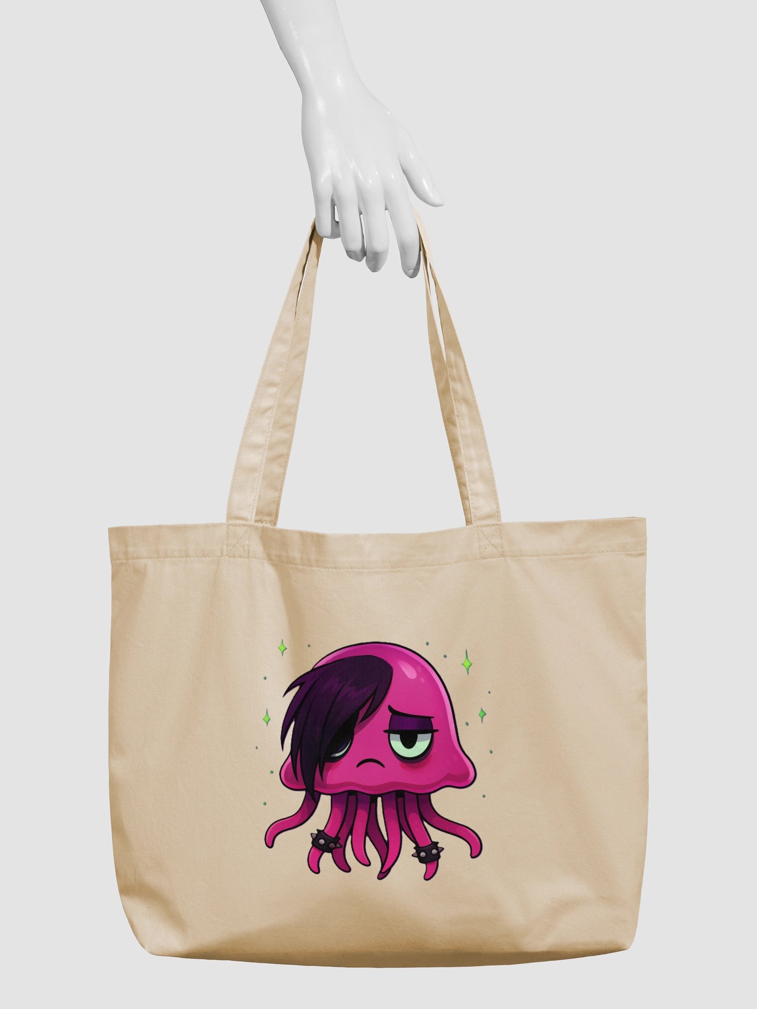 Emo Jellyfish Eco Tote Bag product image (3)