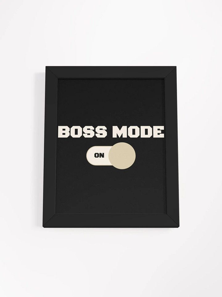 Boss Mode Wall Art - Black product image (9)