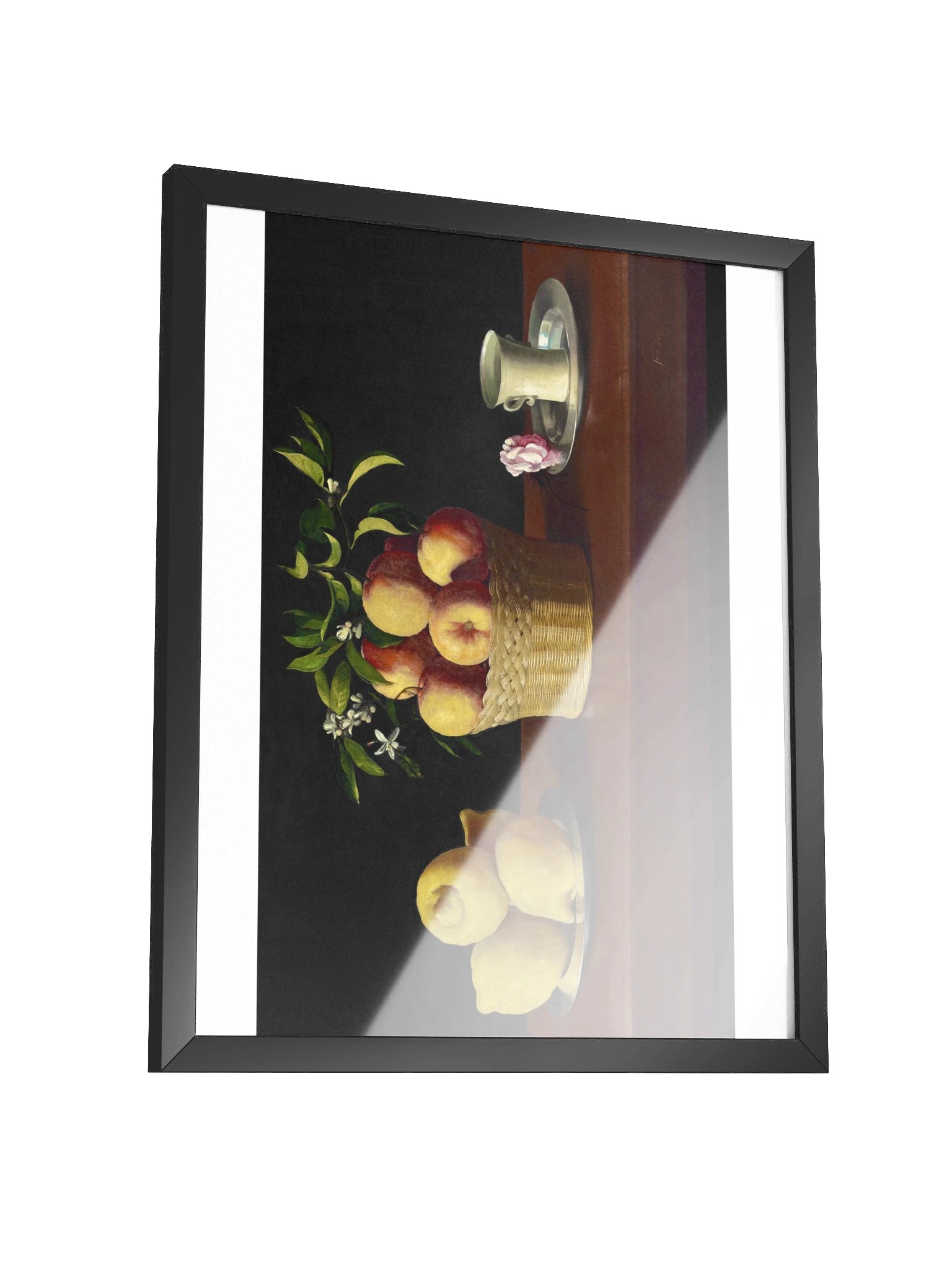 Still Life with Lemons, Oranges and a Rose — Large Framed Matte Poster product image (7)