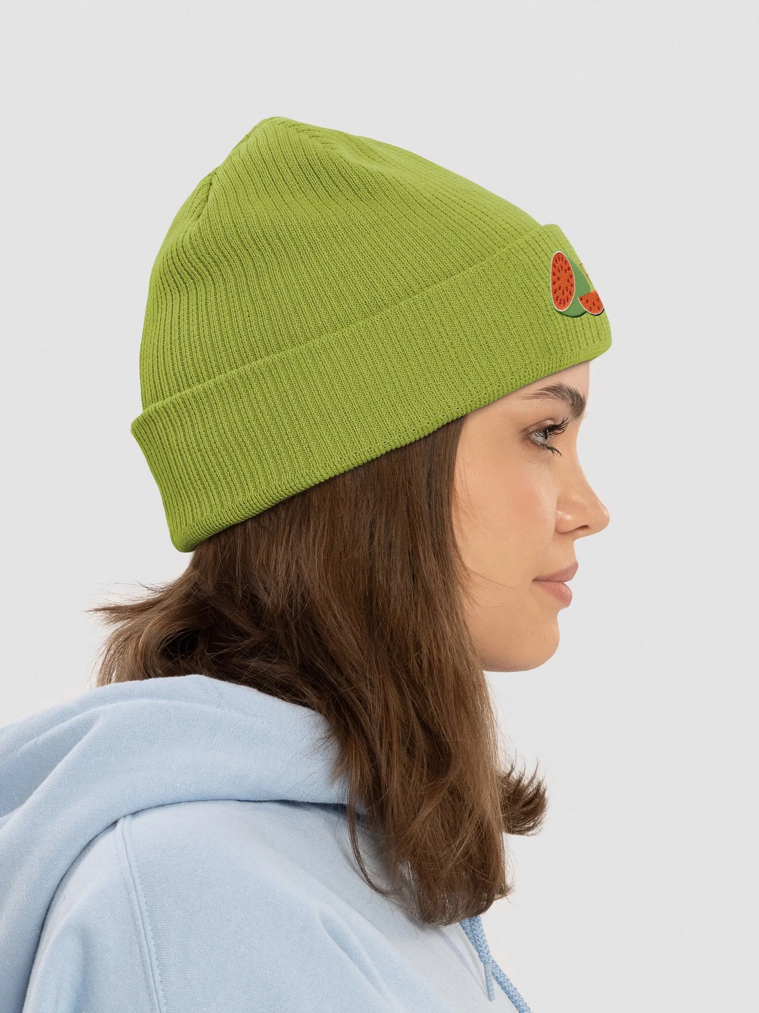 Raw Intuition Watermelon Ribbed Beanie product image (8)