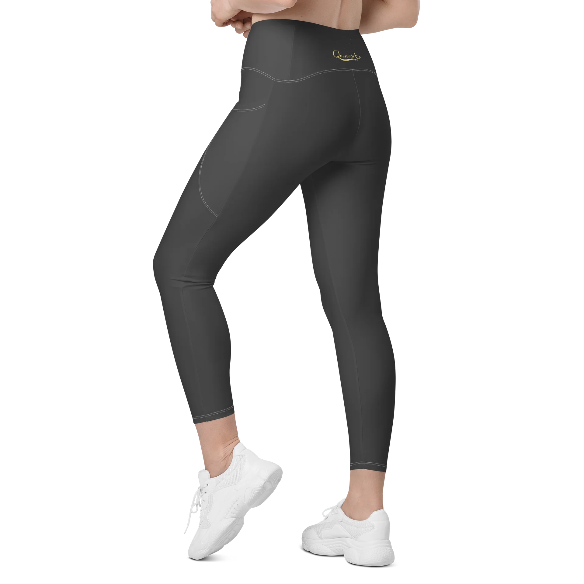 Gray Leggings with Pockets product image (6)