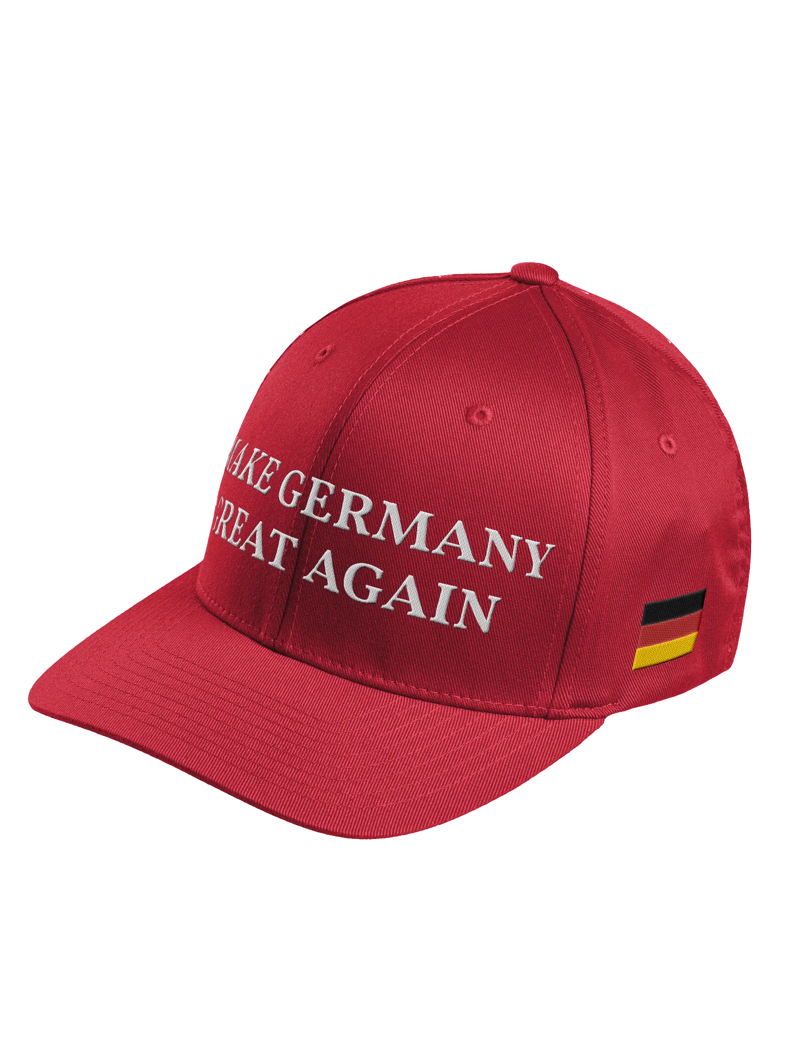 Make Germany Great Again Embroidery Hat, With German Flag On The Left, Flexfit Closed Back Hat product image (31)