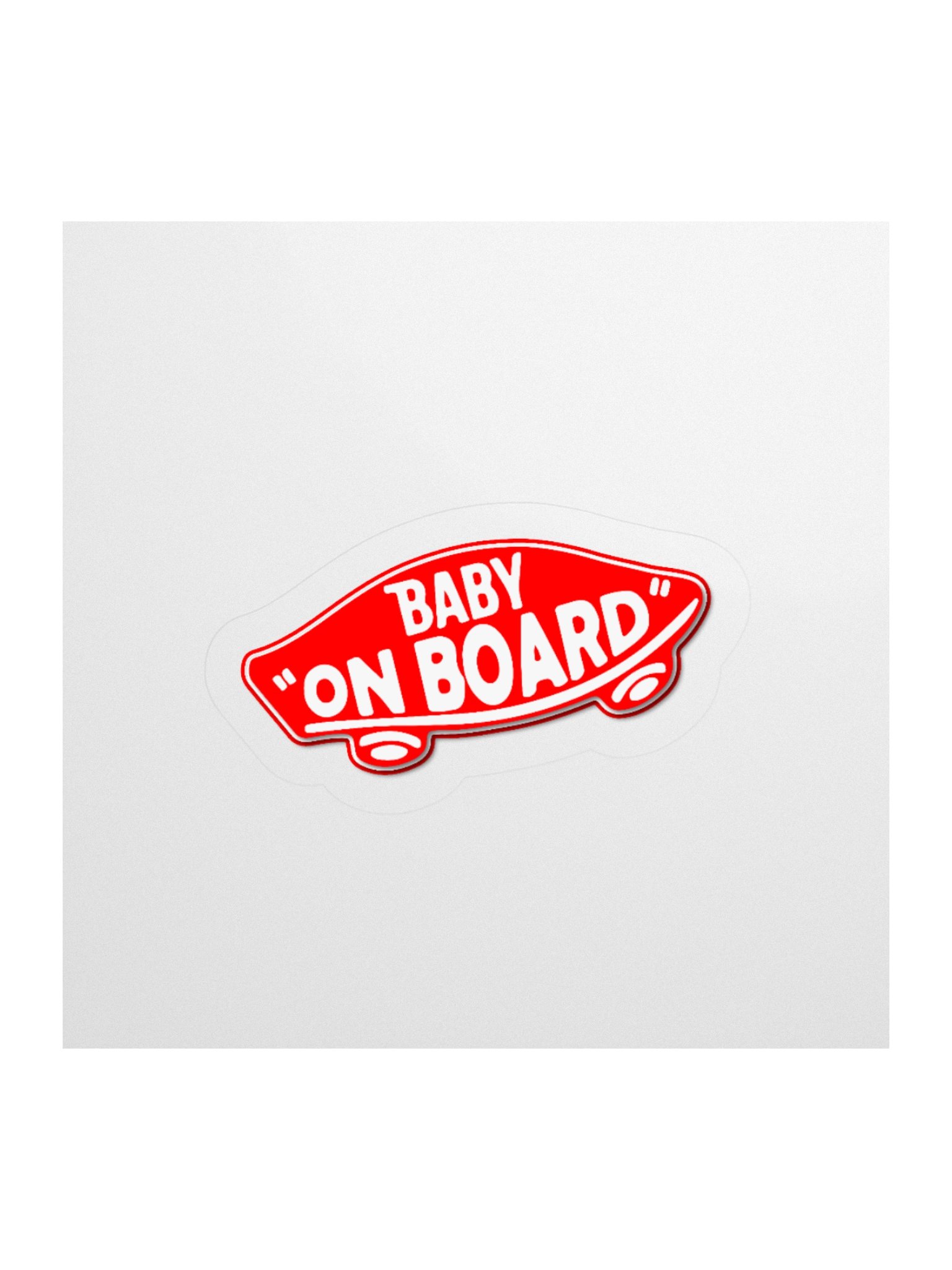 Baby on Board Sticker Red product image (1)