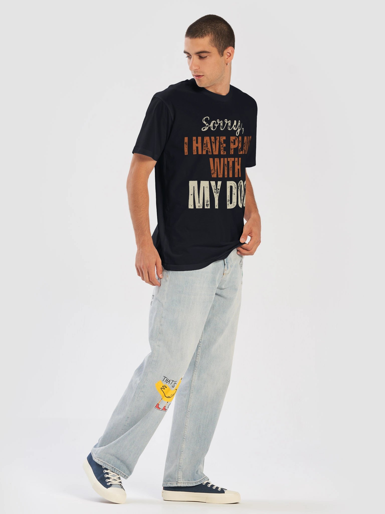 Sorry, I Have Plans With My Dog Vintage T-Shirt product image (13)