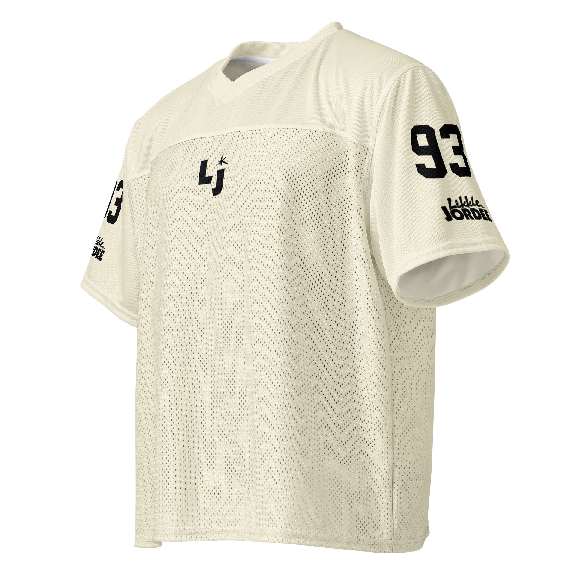 "likkle but TALLAWAH" Boxy Football Jersey product image (3)