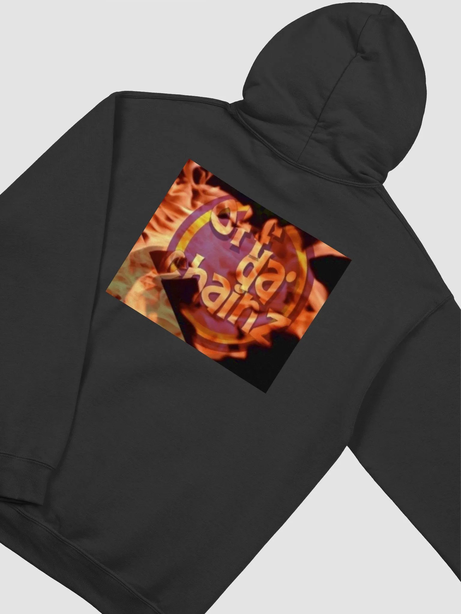 Off Da Chainz on Fire Black Sweater! product image (4)