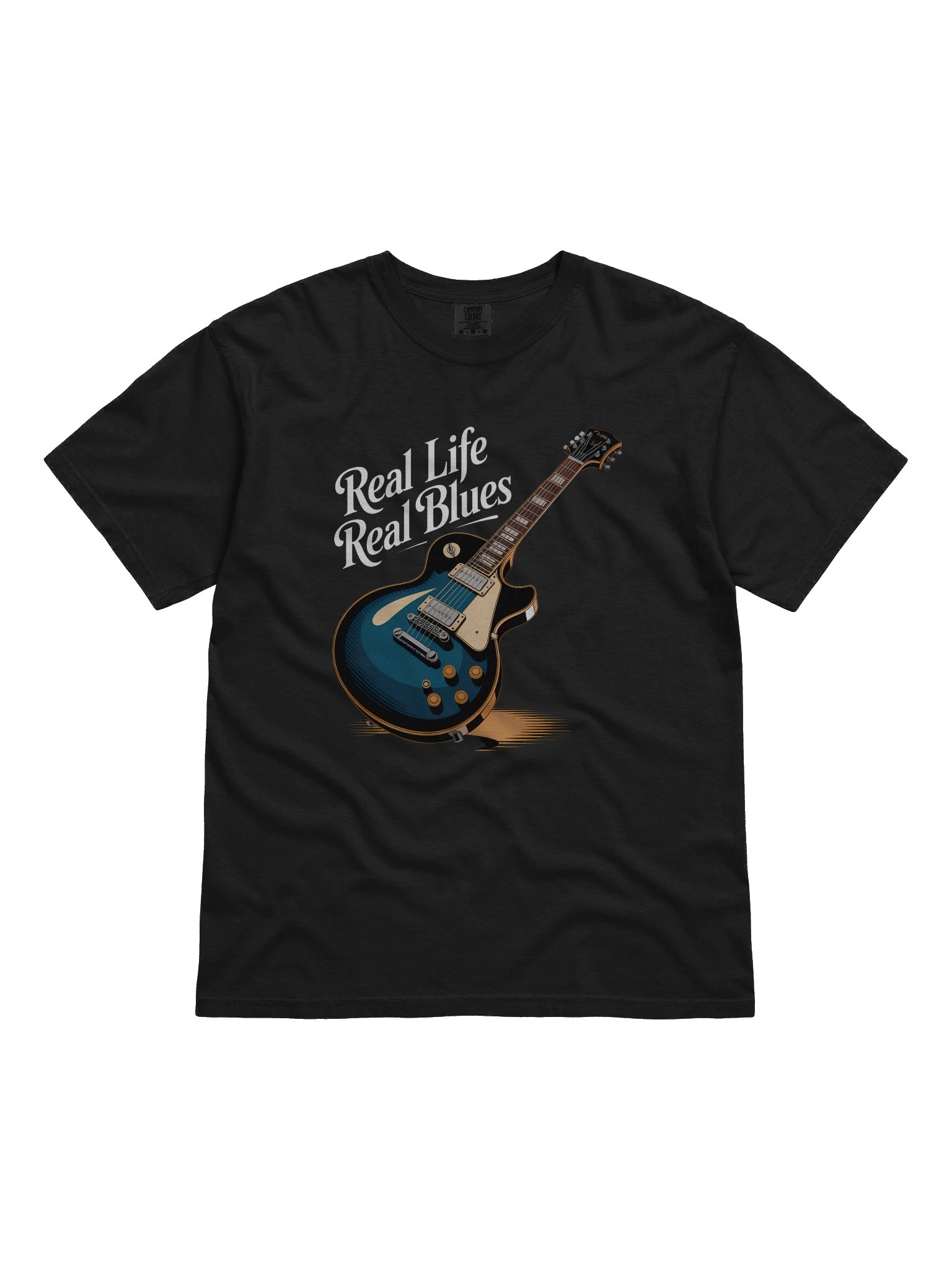 Real Life, Real Blues – Premium T-Shirt (The Slogan Series) product image (1)