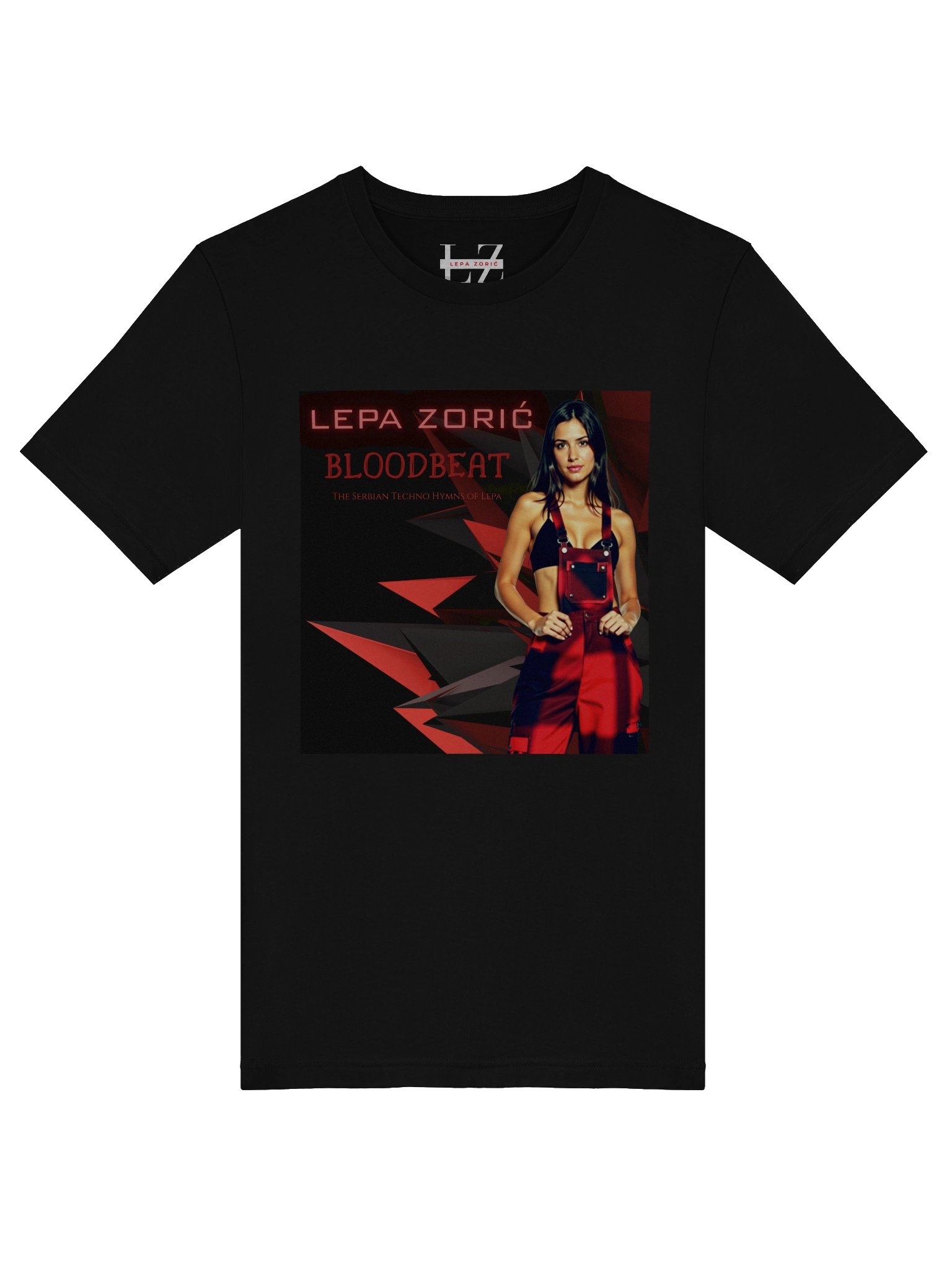 Bloodbeat Graphic T-Shirt by Lepa Zorić product image (5)