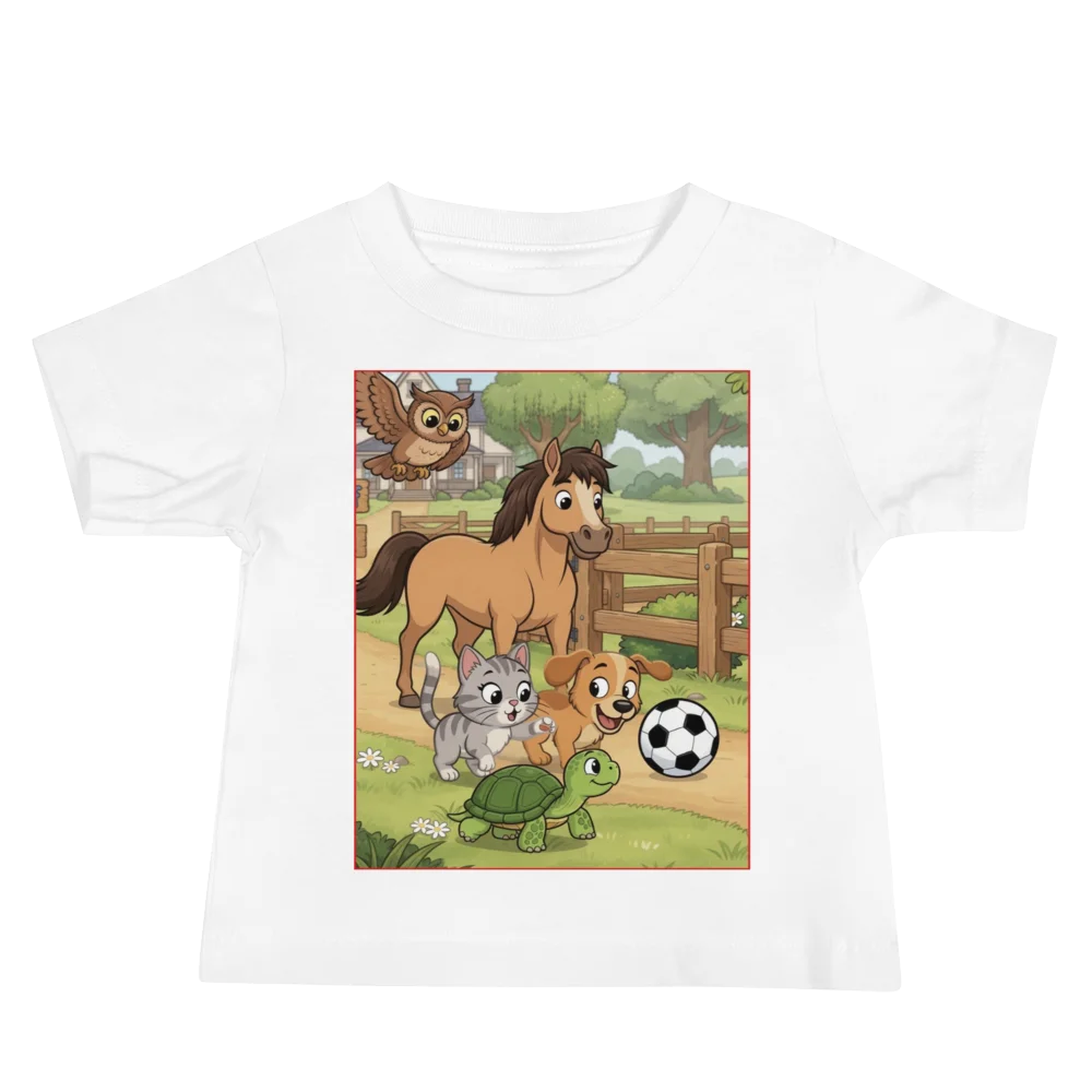 Farmyard Friends Baby Tee product image (2)