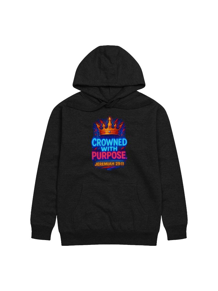 CROWNED WITH PURPOSE — Premium Faith Hoodie (Jeremiah 29:11) product image (8)