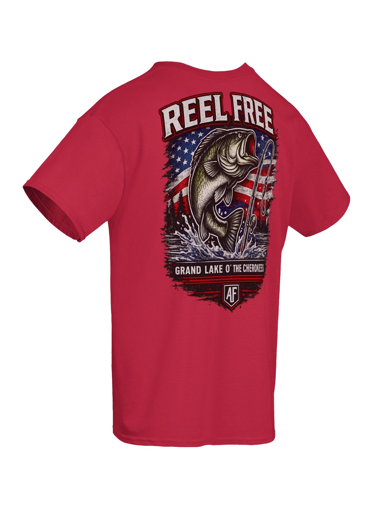 Reel Free American Fishing Tee product image (53)