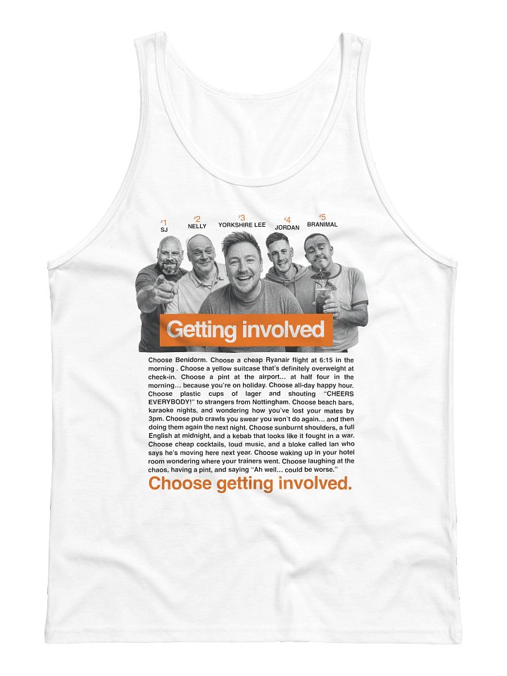 Getting Involved Classic Jersey Vest product image (1)