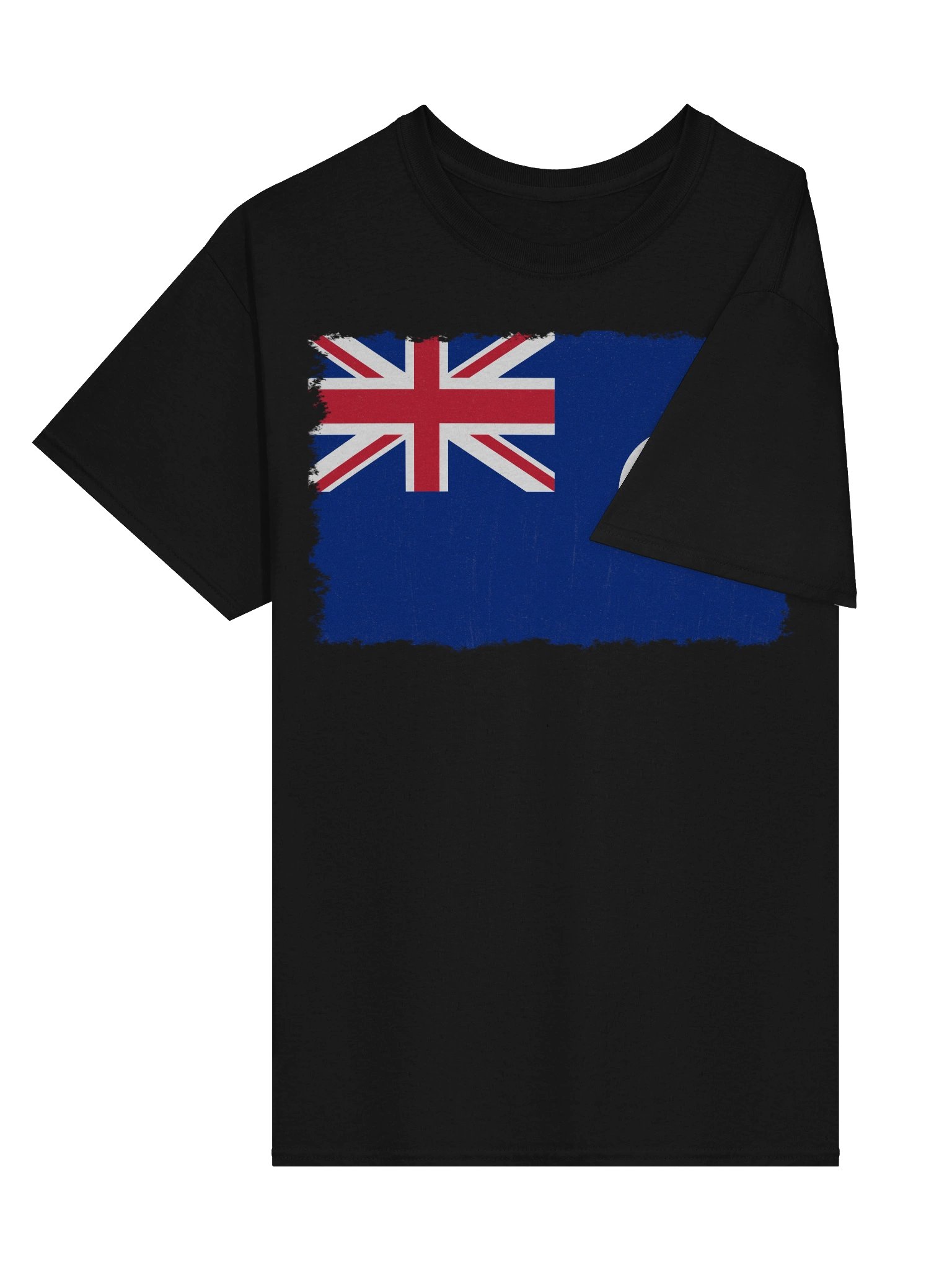 British Gibraltar Flag (1875 - 1921) Distressed T-Shirt product image (3)
