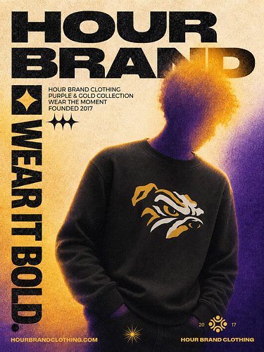 Purple & Gold. Built for the moment. 💜💛

The Purple & Gold Collection from Hour Brand is available now.

Wear the moment.
hou...
