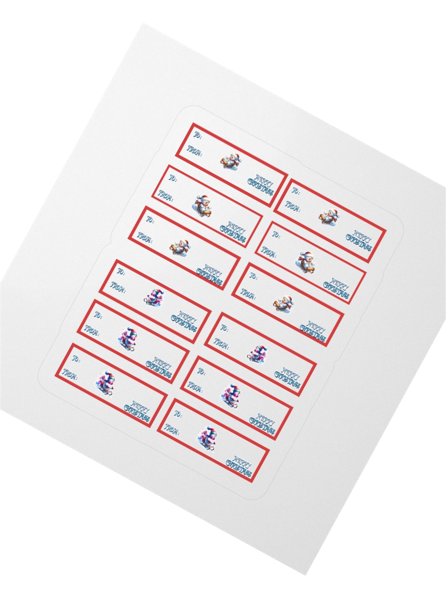 SNOWMEN MERRY CHRISTMAS product image (5)