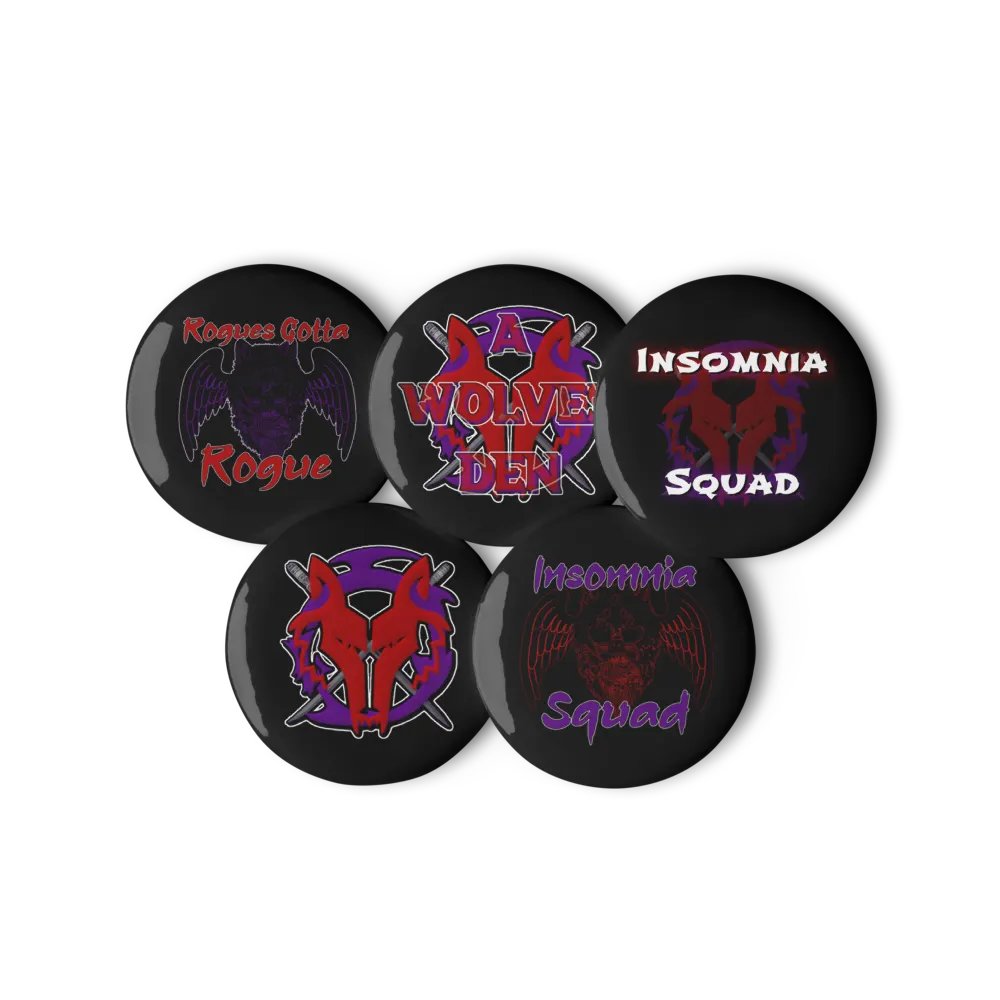 Rogue Squad Button Pins Set product image (7)
