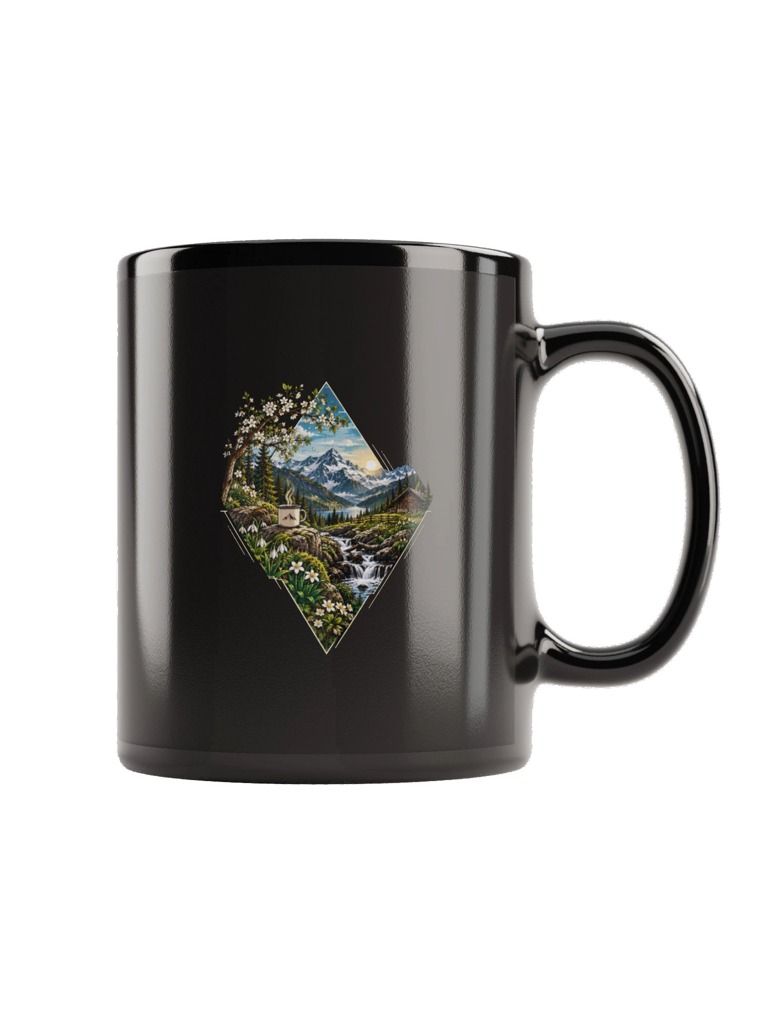 Mountain Spring – Coffee & Wildflowers Mug product image (5)