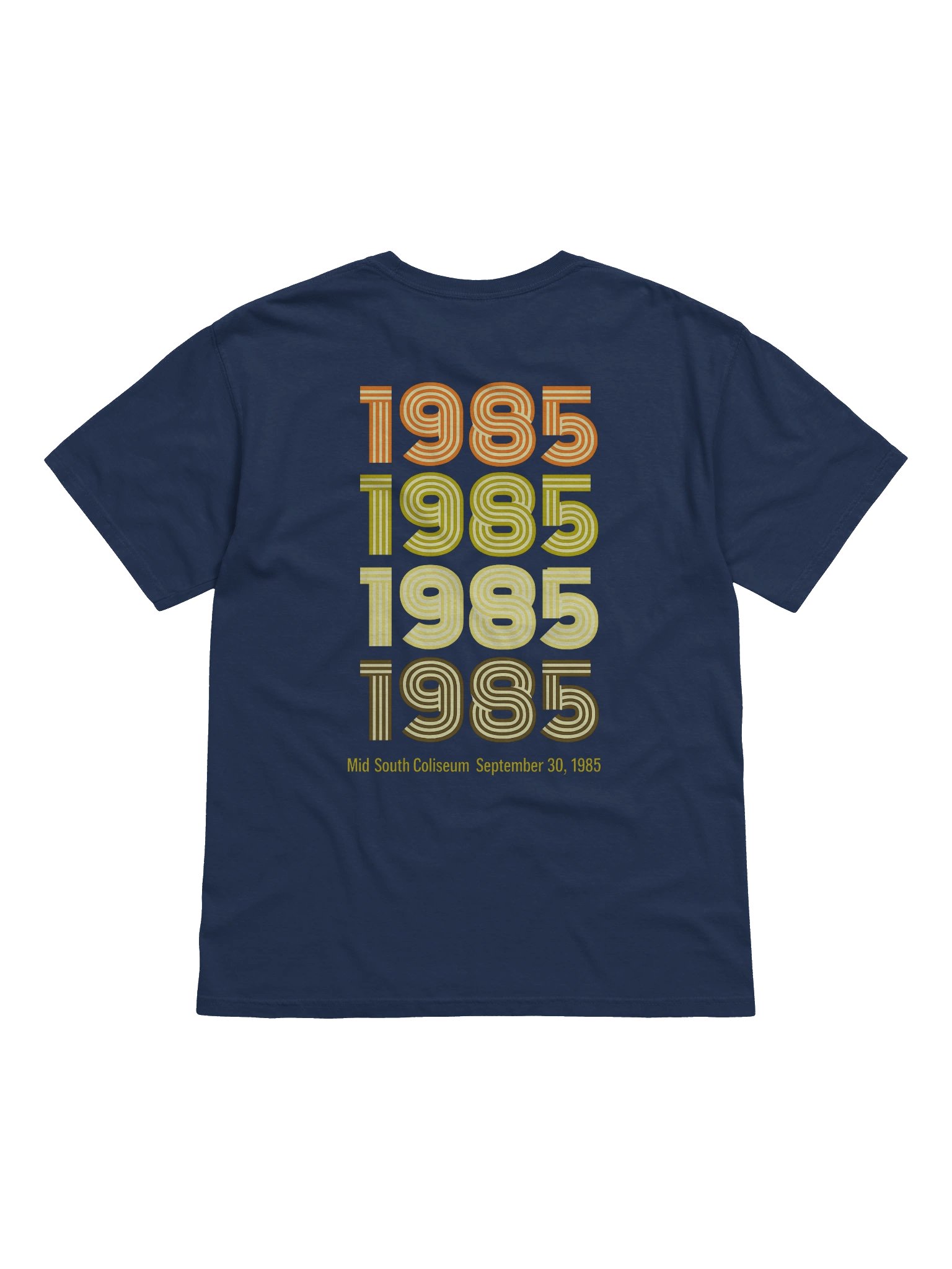 Cheap Pop – Mid‑South 1985 Tee (Navy) product image (2)