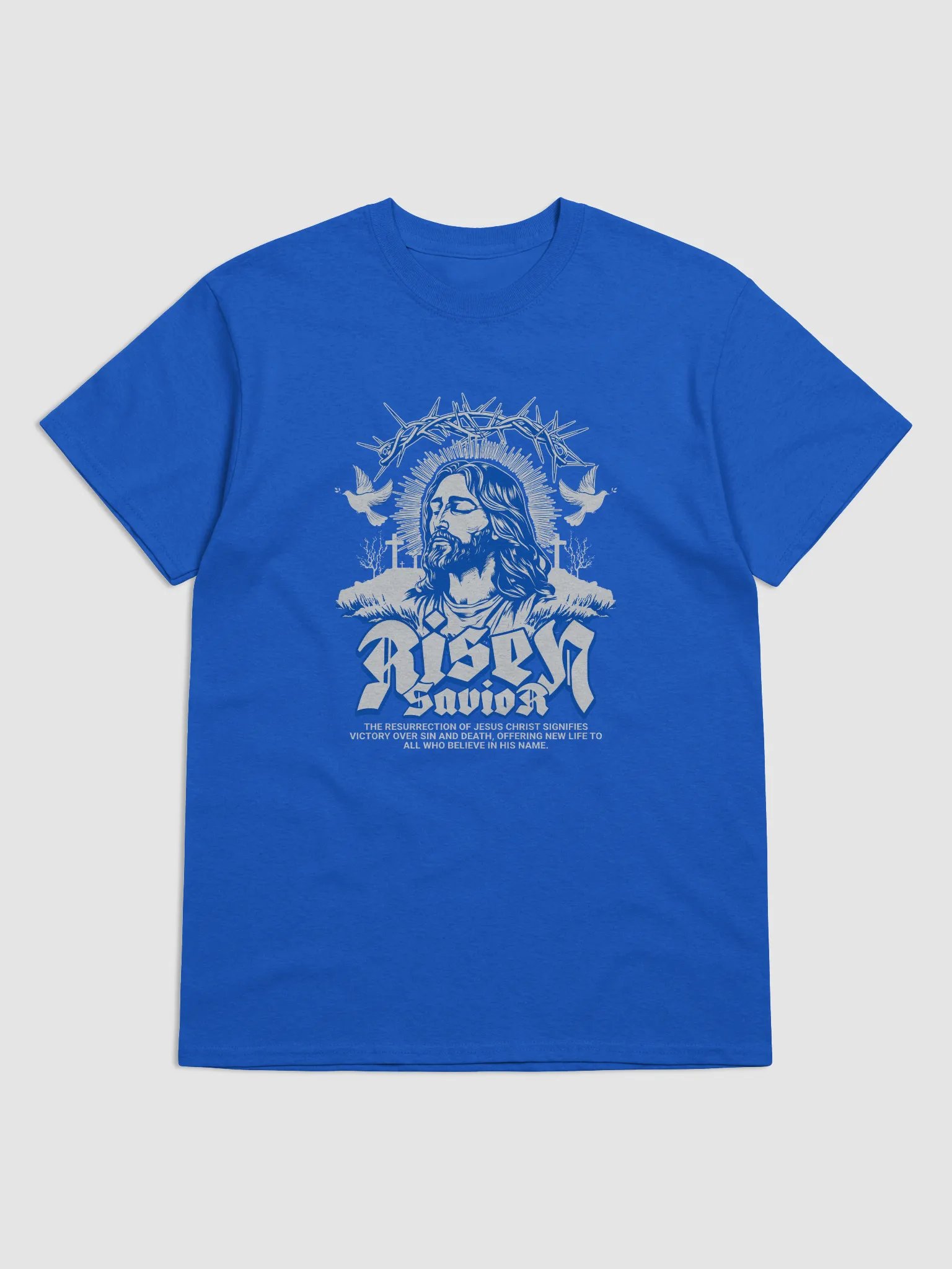 Risen Savior T-Shirt | Jesus Resurrection Graphic Tee | Christian Apparel for Easter & Faith Gifts product image (1)