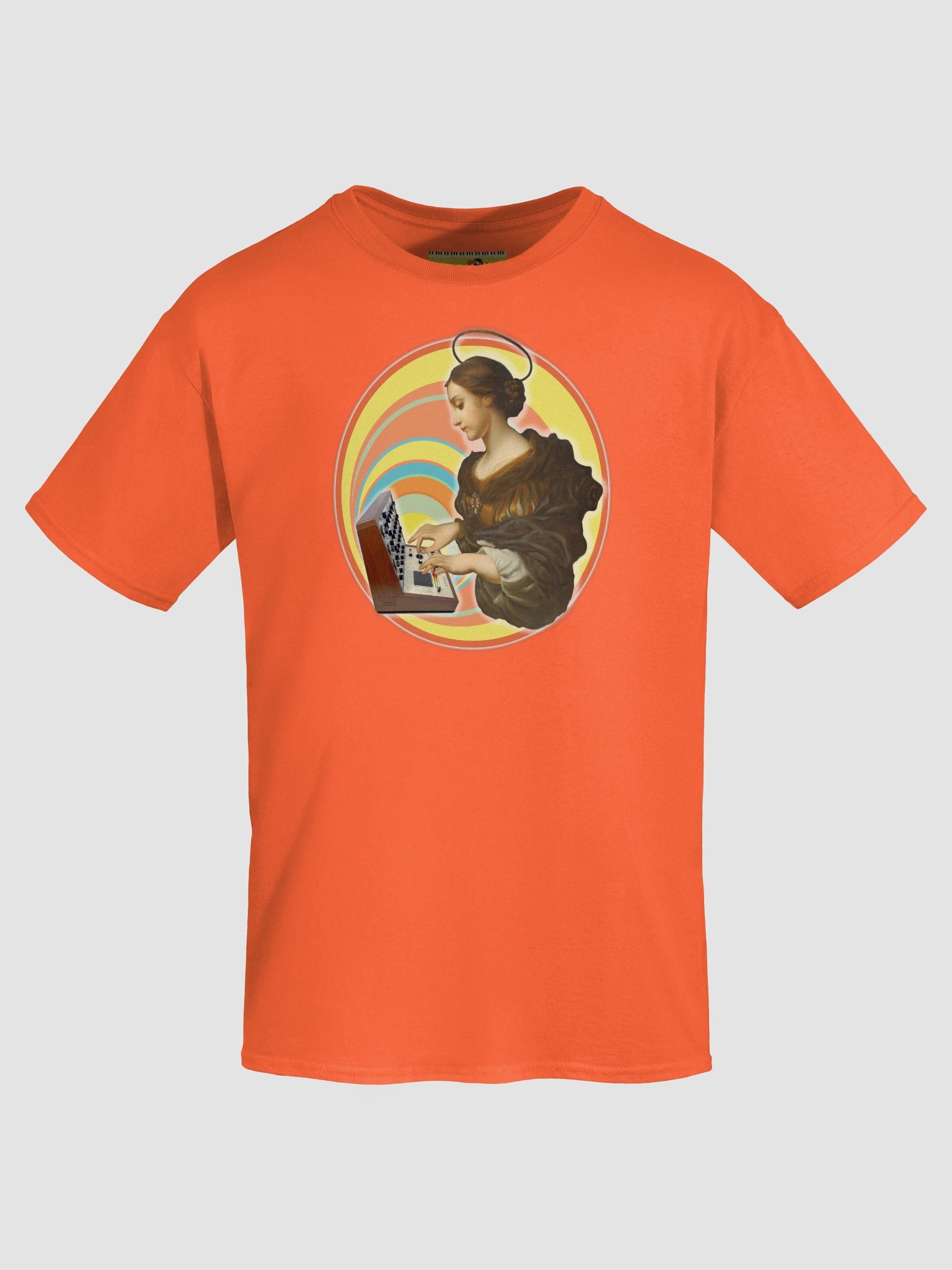St Synthi Cecilia, The Putney (VCS 3) by Frank Fonik, Techno EDM Unisex t-shirt product image (50)