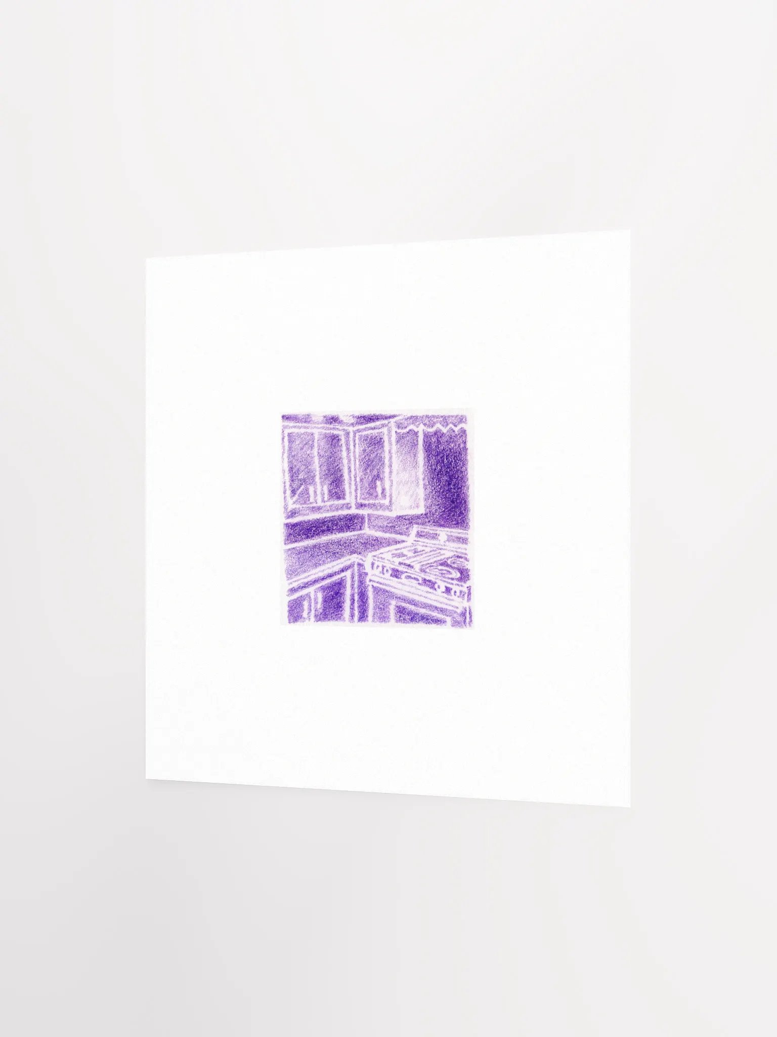 Purple Kitchen Print product image (3)
