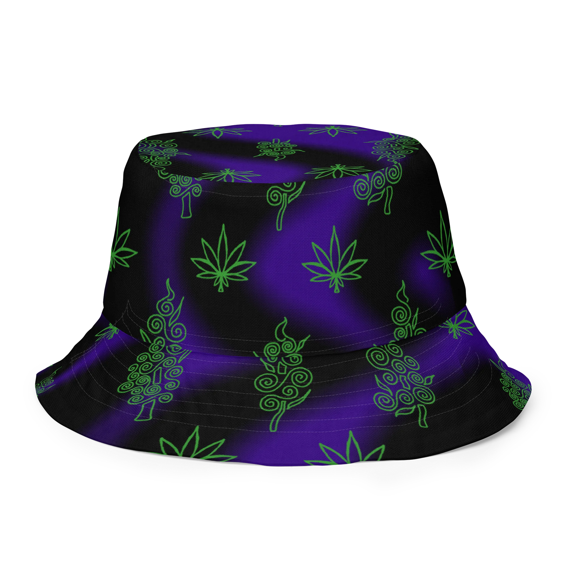 Trippy Plant Reversable Bucket Hat product image (7)
